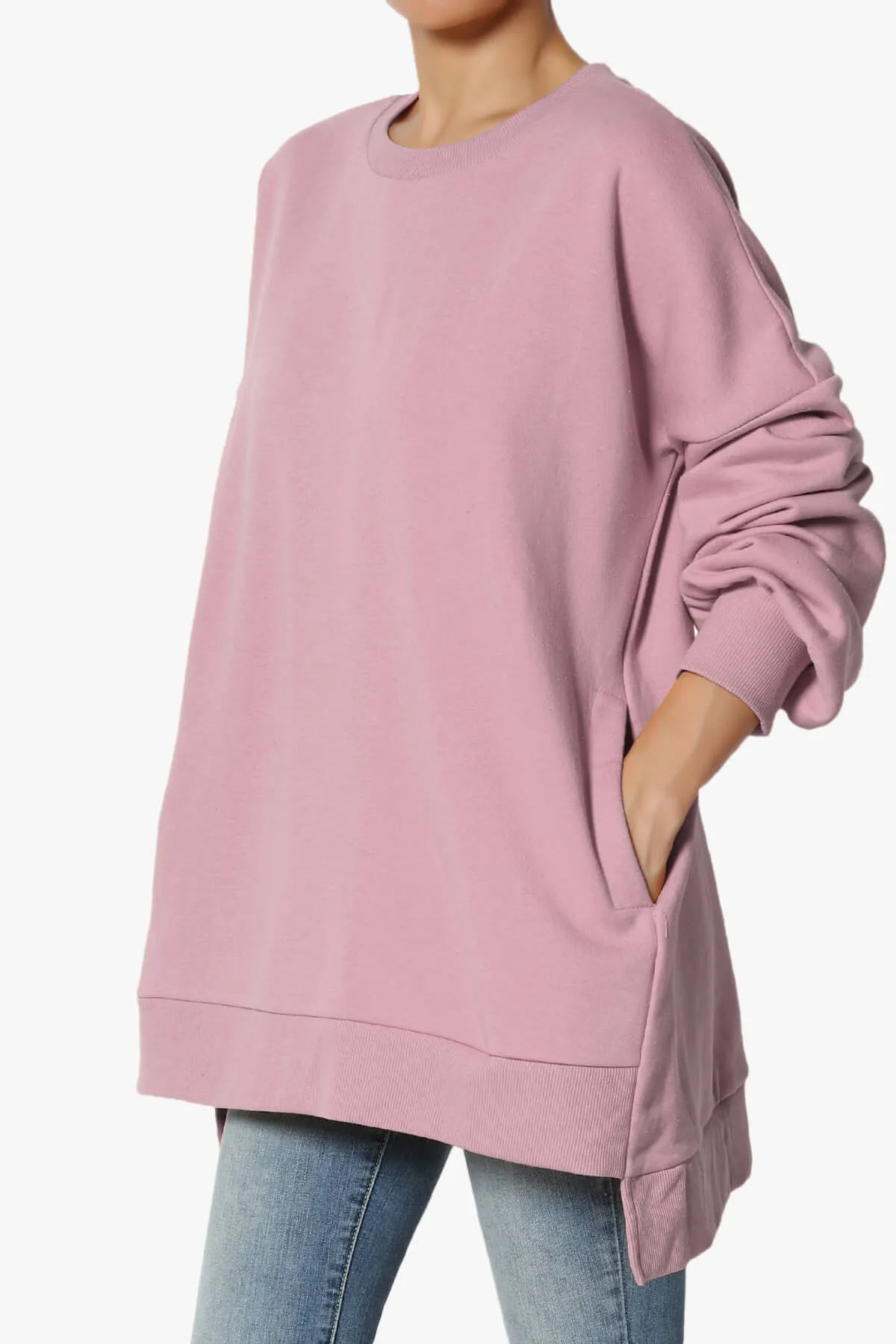 Revel Hi-Low Boyfriend Sweatshirts PLUS