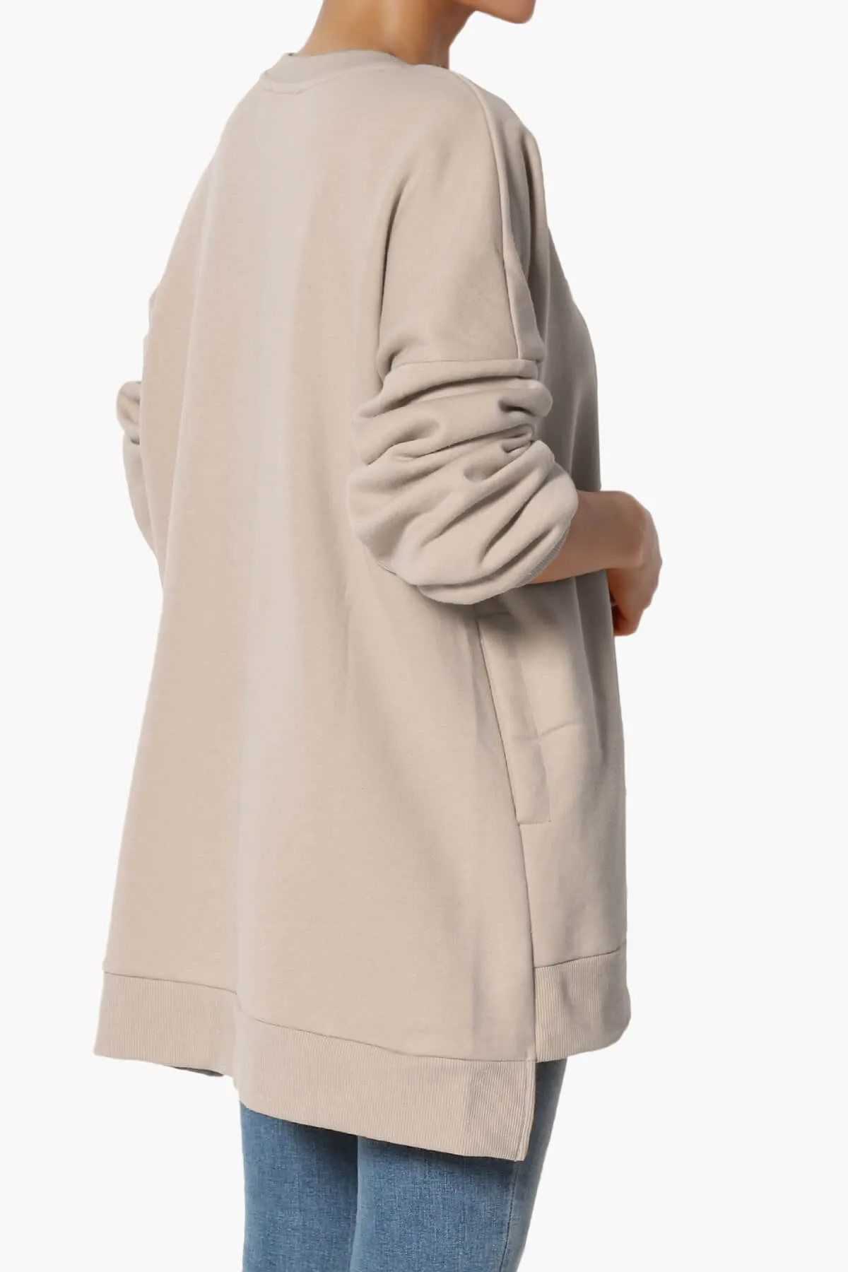 Revel Hi-Low Boyfriend Sweatshirts PLUS