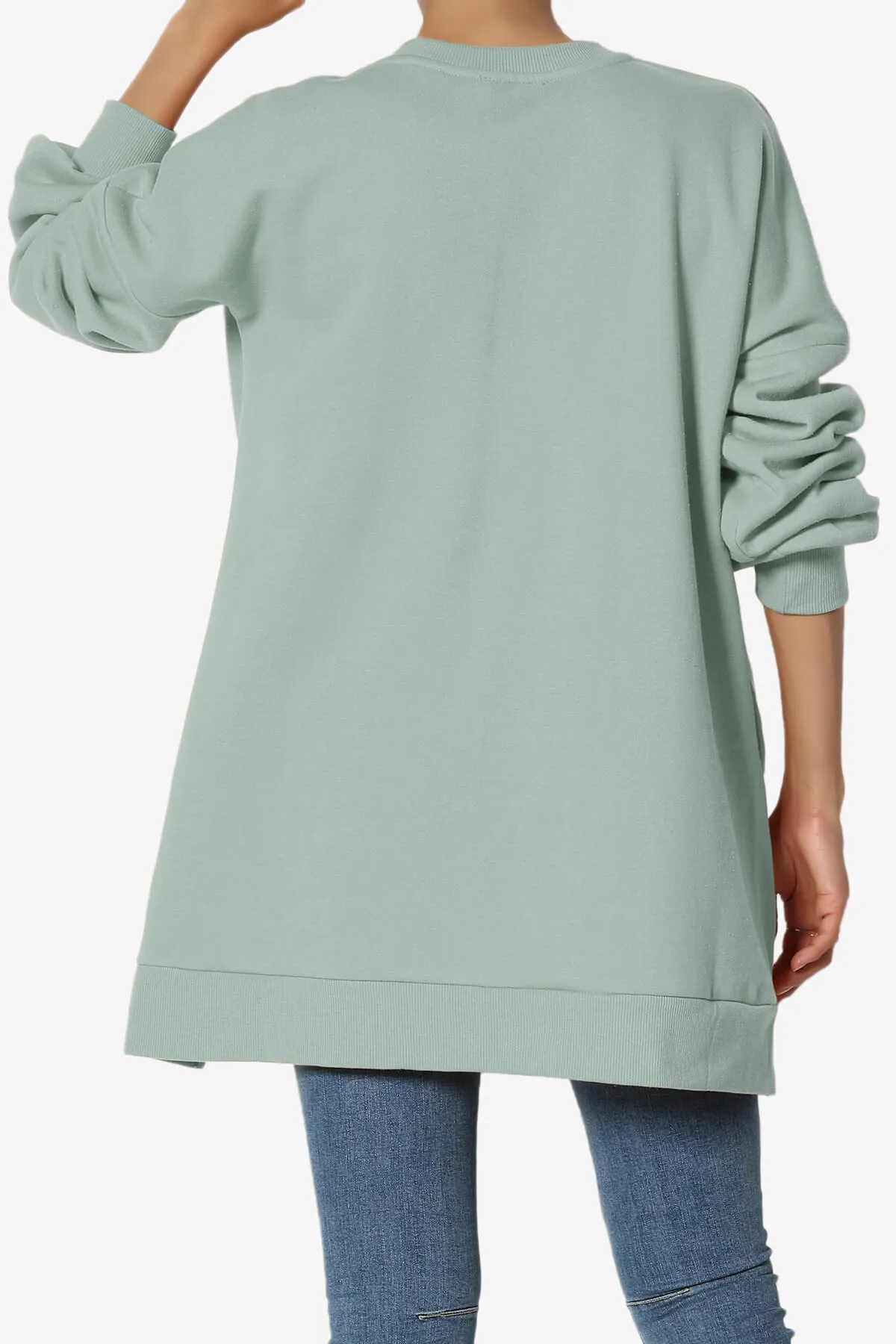Revel Hi-Low Boyfriend Sweatshirts PLUS