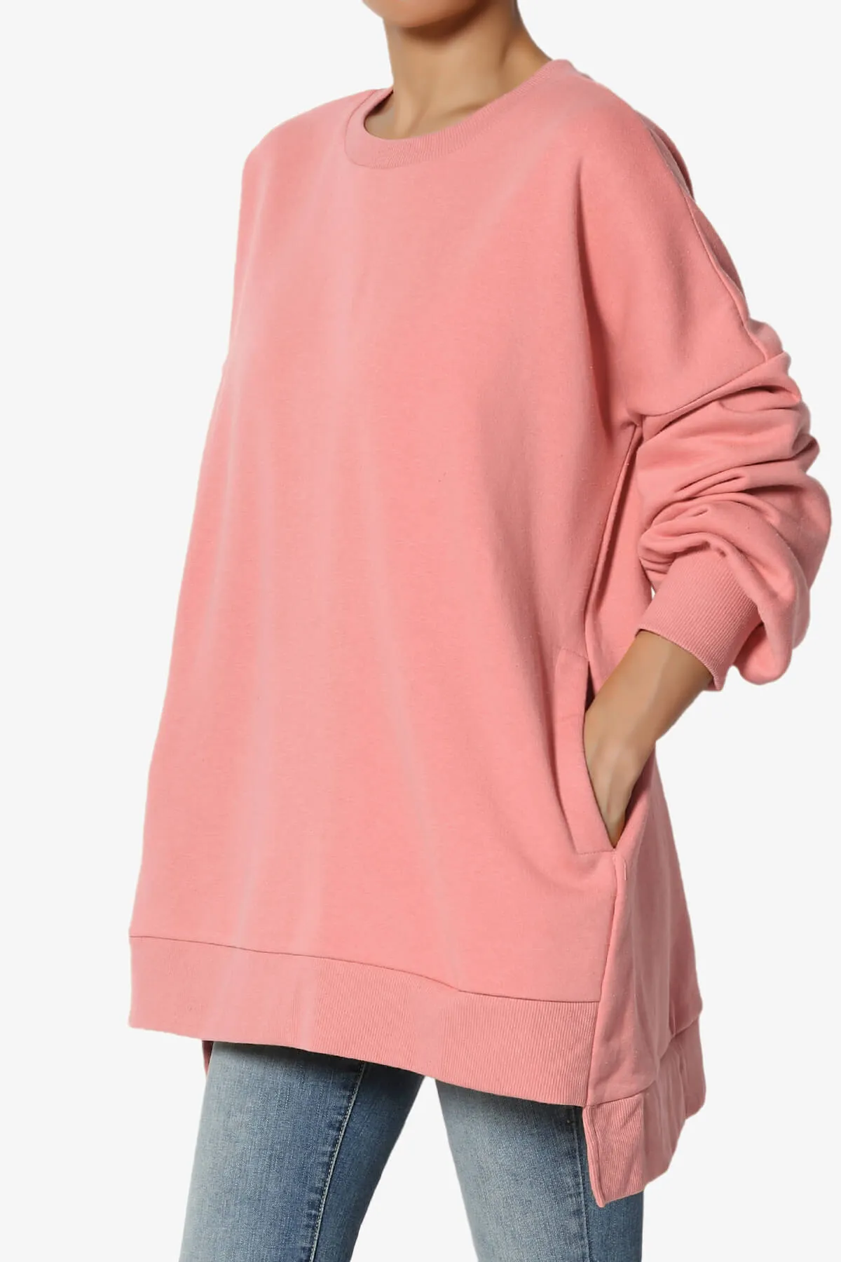 Revel Hi-Low Boyfriend Sweatshirts PLUS