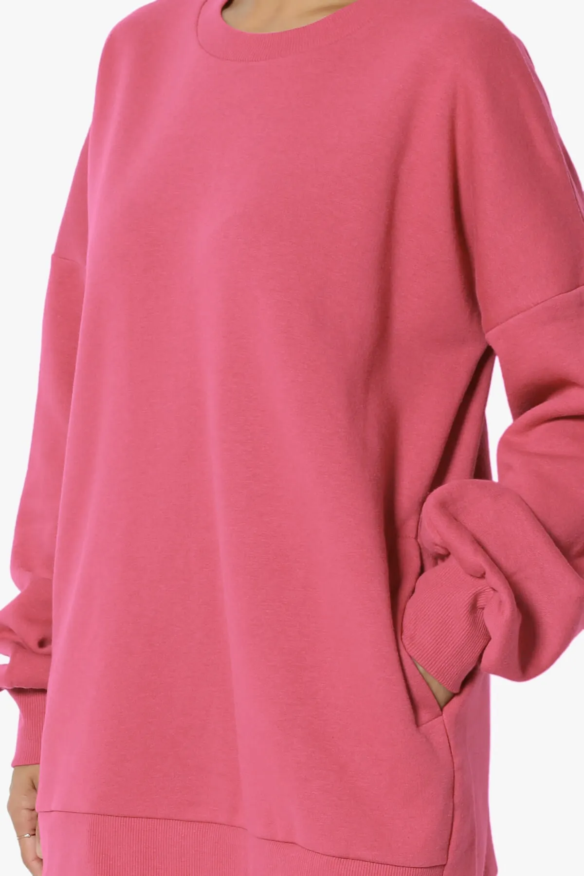 Revel Hi-Low Boyfriend Sweatshirts PLUS