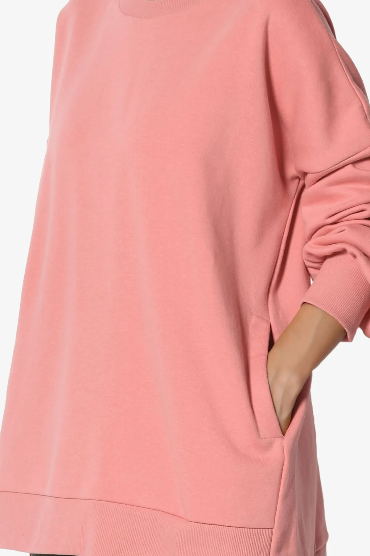 Revel Hi-Low Boyfriend Sweatshirts PLUS