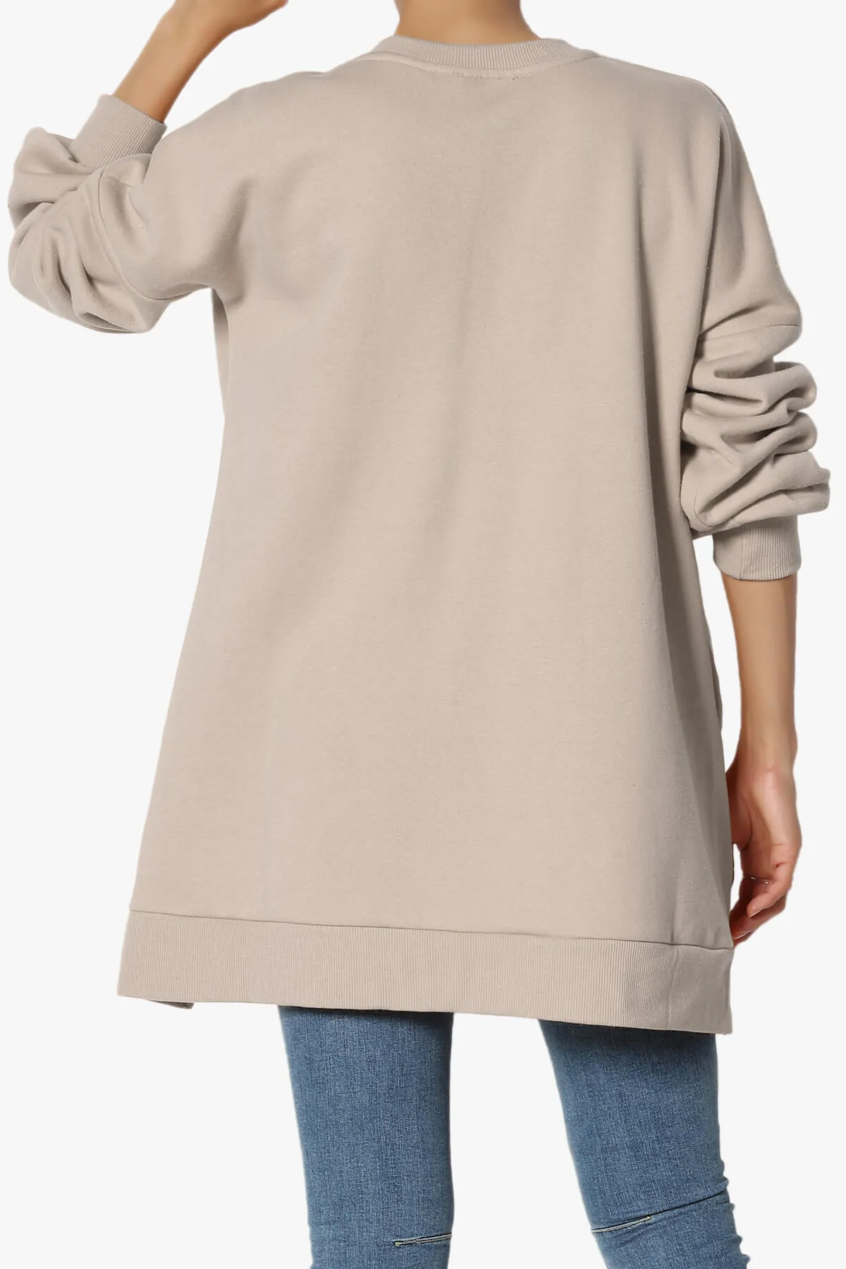 Revel Hi-Low Boyfriend Sweatshirts PLUS