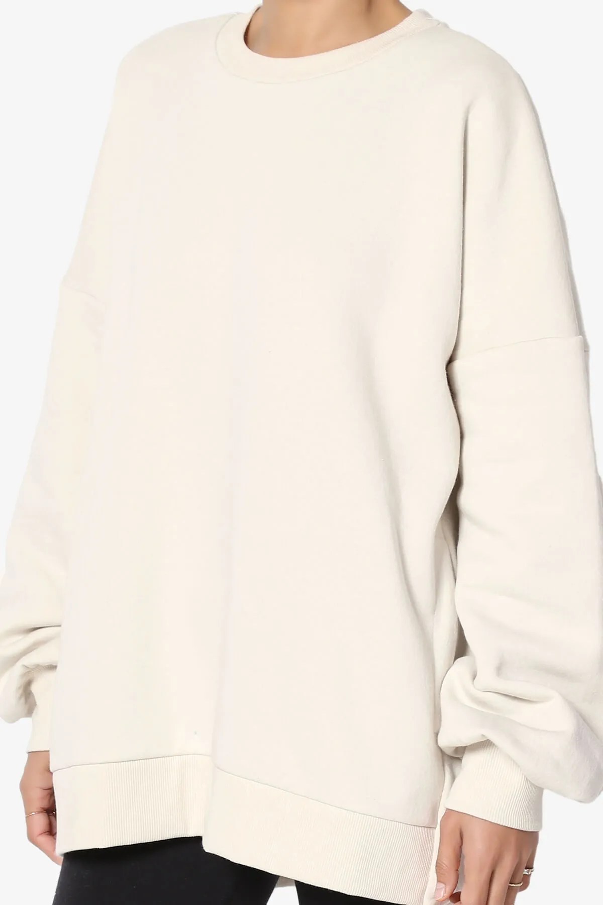 Revel Hi-Low Boyfriend Sweatshirts PLUS