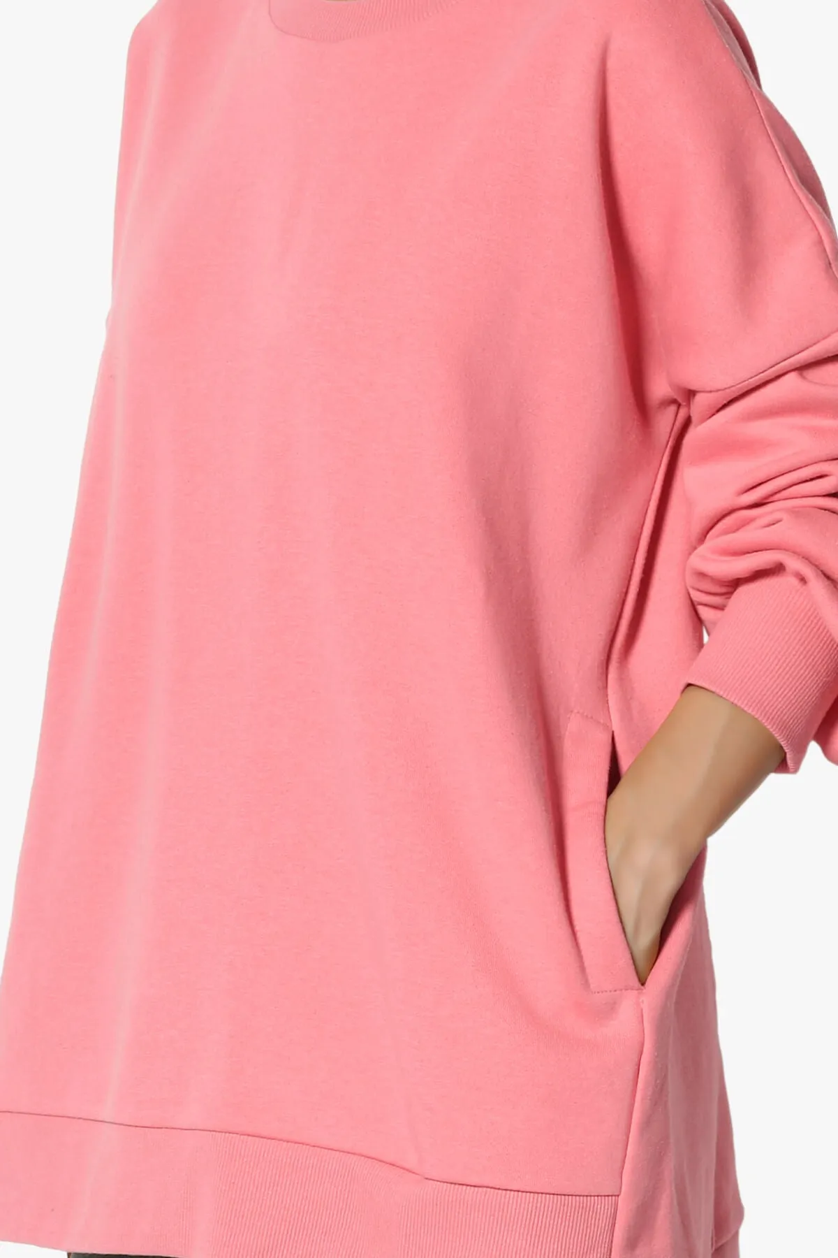 Revel Hi-Low Boyfriend Sweatshirts PLUS