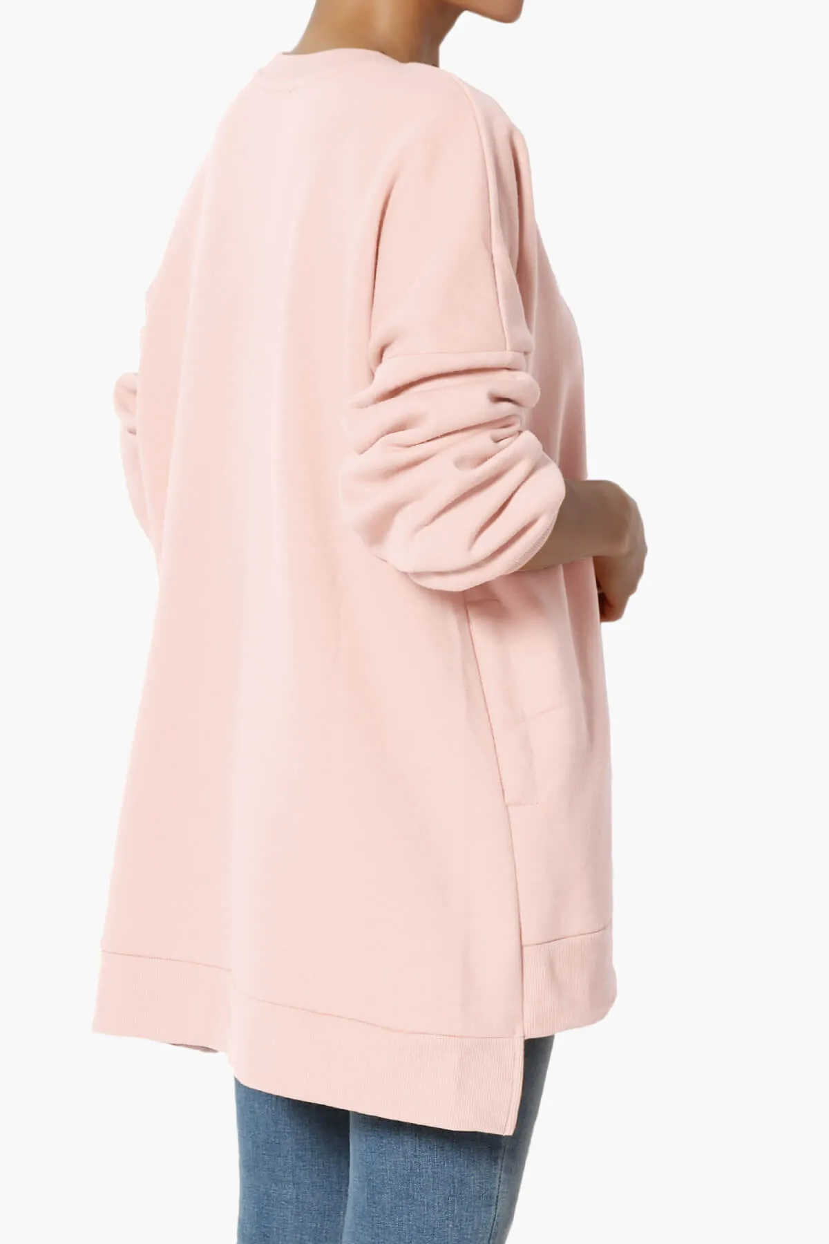 Revel Hi-Low Boyfriend Sweatshirts PLUS