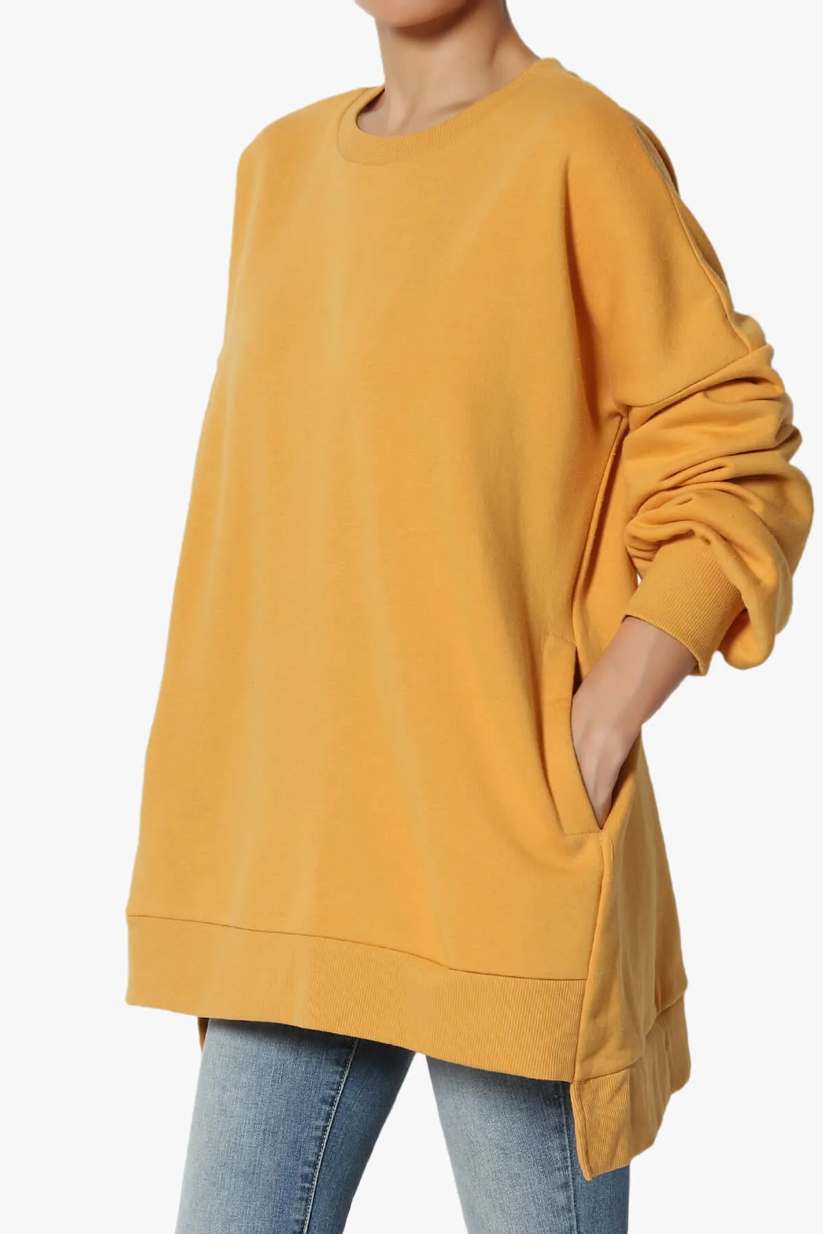 Revel Hi-Low Boyfriend Sweatshirts PLUS