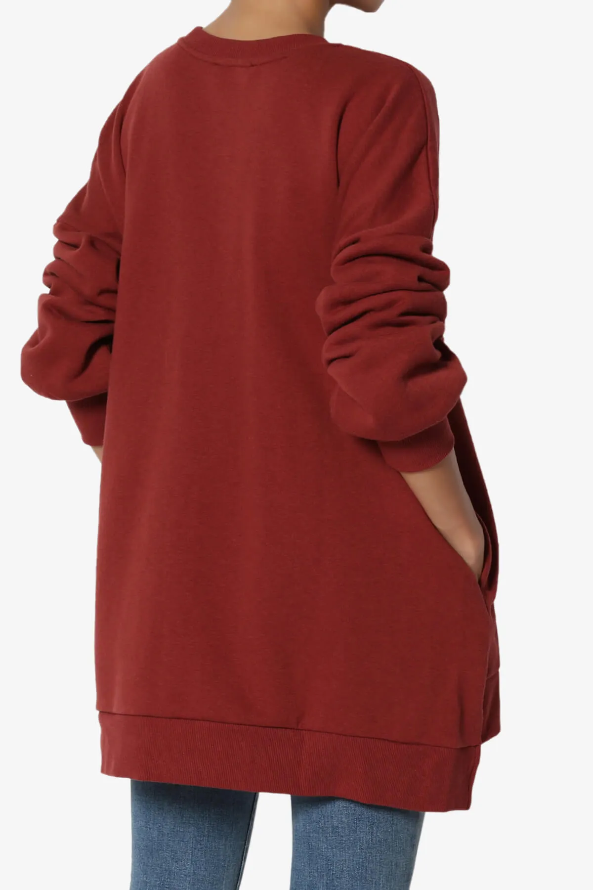 Revel Hi-Low Boyfriend Sweatshirts PLUS