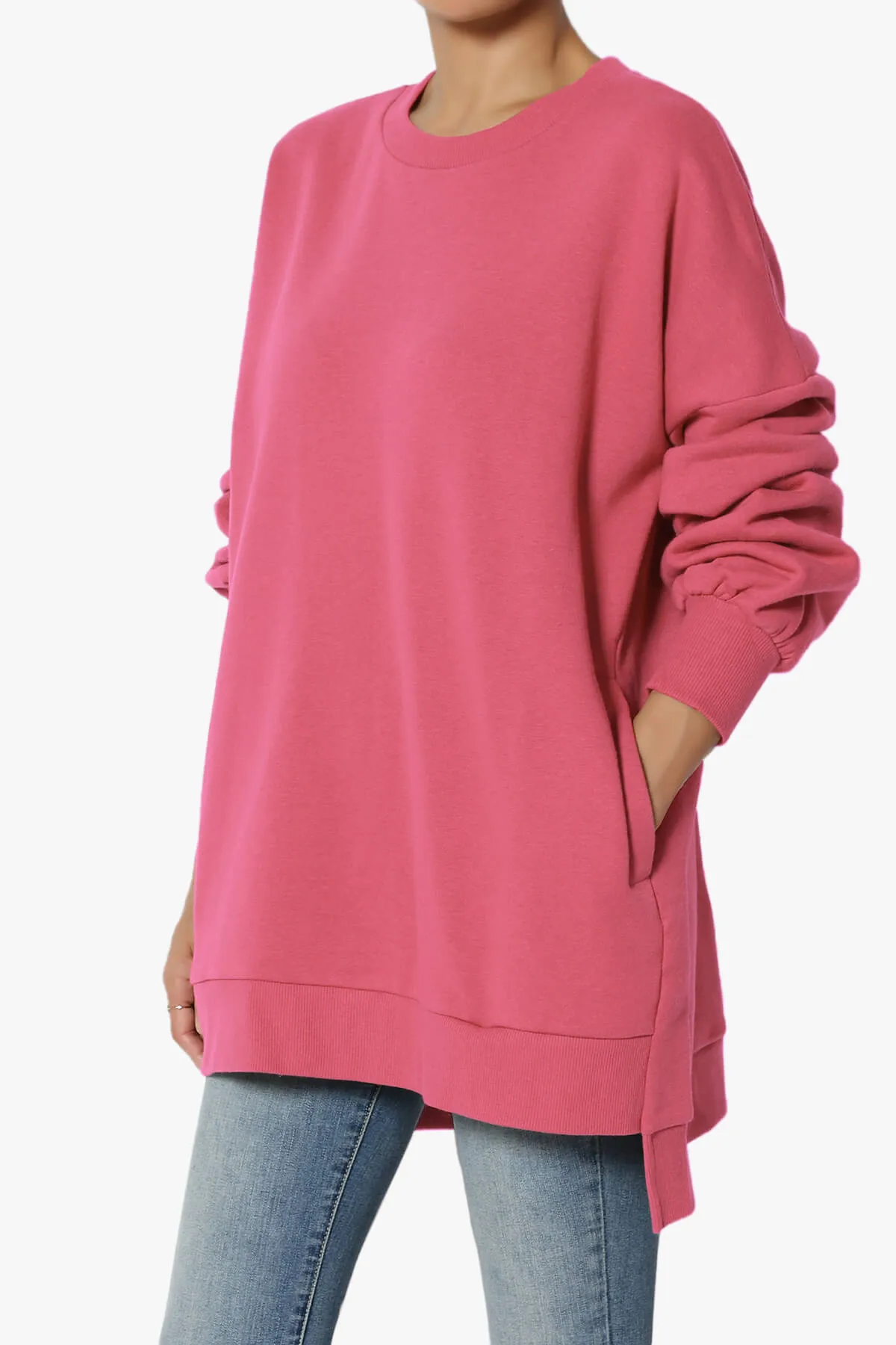 Revel Hi-Low Boyfriend Sweatshirts PLUS