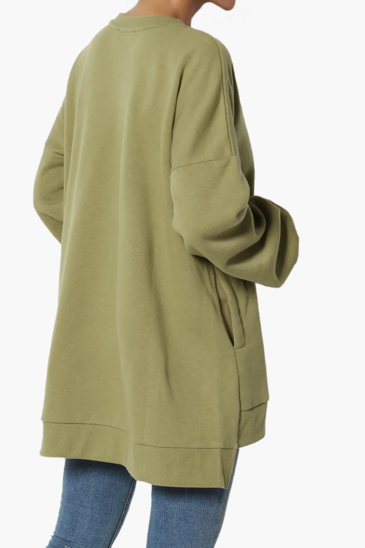 Revel Hi-Low Boyfriend Sweatshirts PLUS