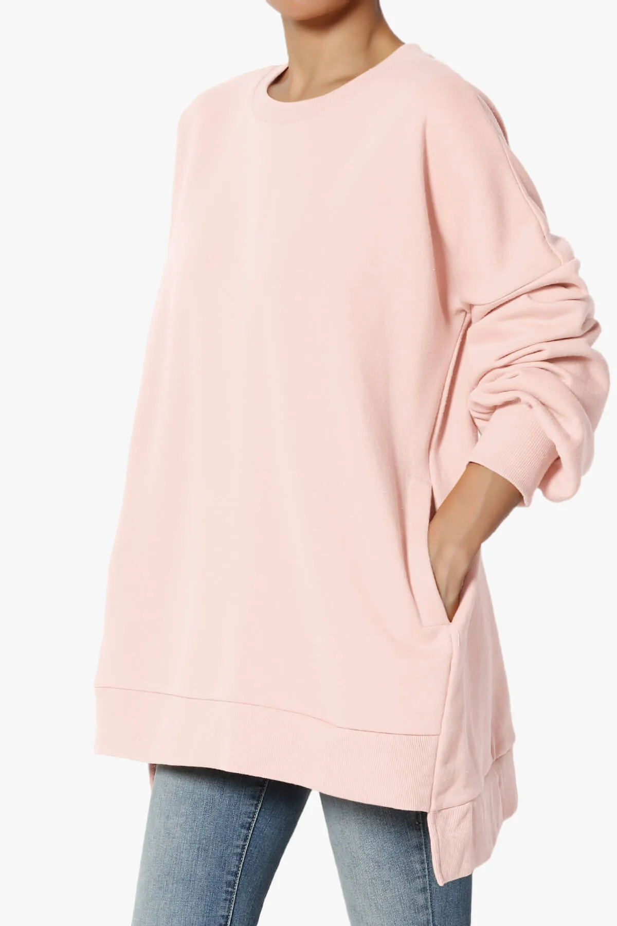 Revel Hi-Low Boyfriend Sweatshirts PLUS