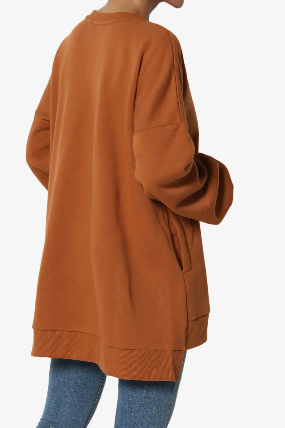 Revel Hi-Low Boyfriend Sweatshirts PLUS