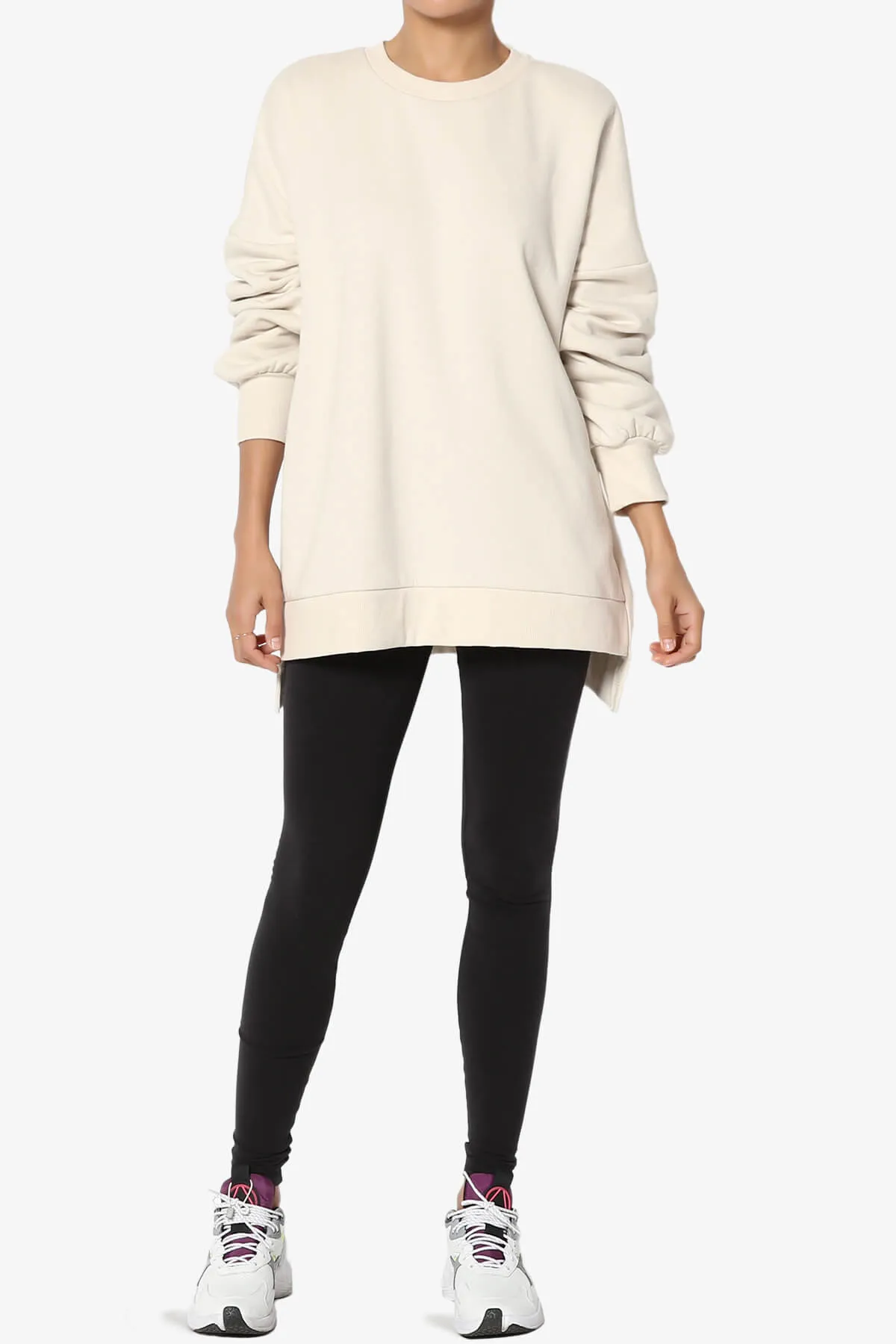 Revel Hi-Low Boyfriend Sweatshirts PLUS