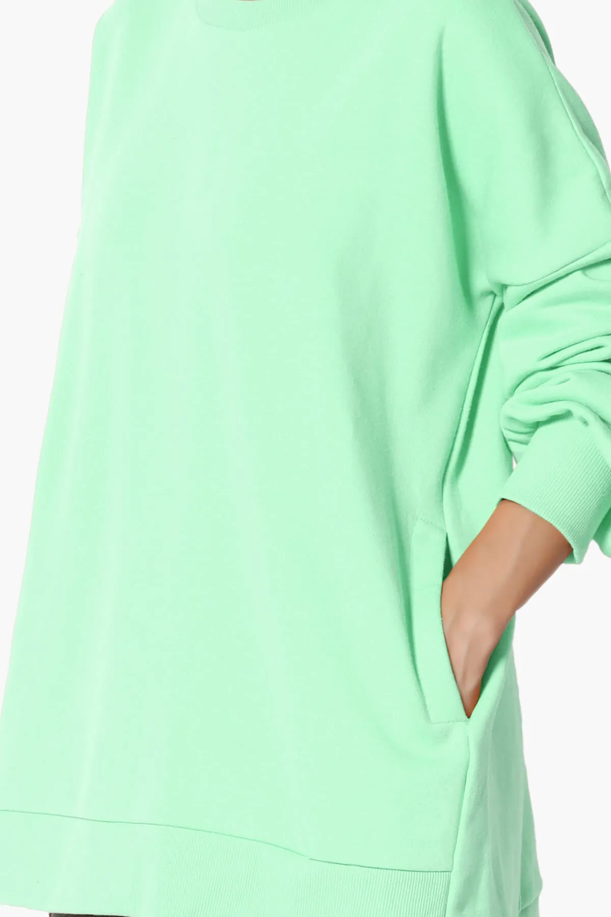 Revel Hi-Low Boyfriend Sweatshirts PLUS
