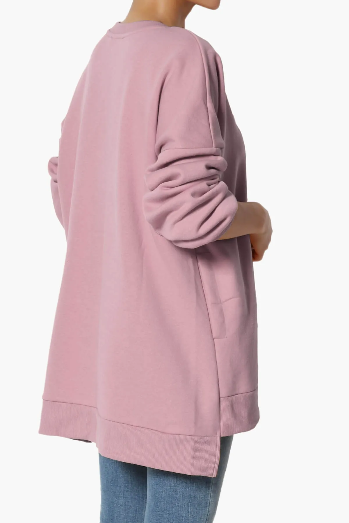 Revel Hi-Low Boyfriend Sweatshirts PLUS