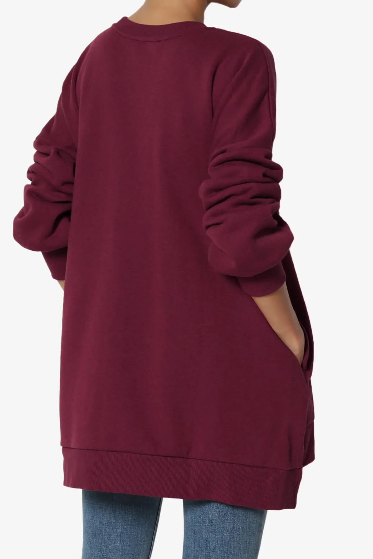 Revel Hi-Low Boyfriend Sweatshirts PLUS