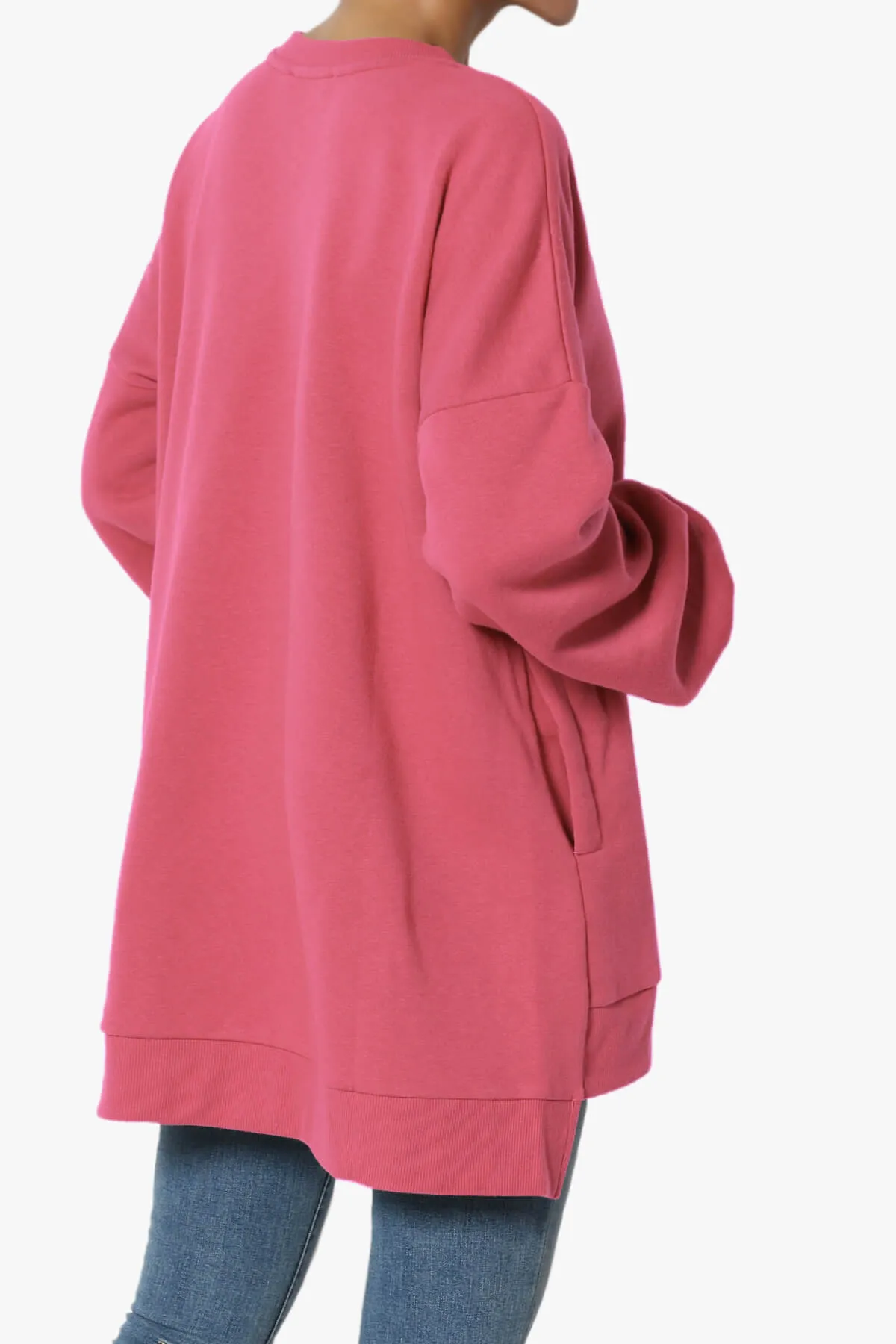 Revel Hi-Low Boyfriend Sweatshirts PLUS