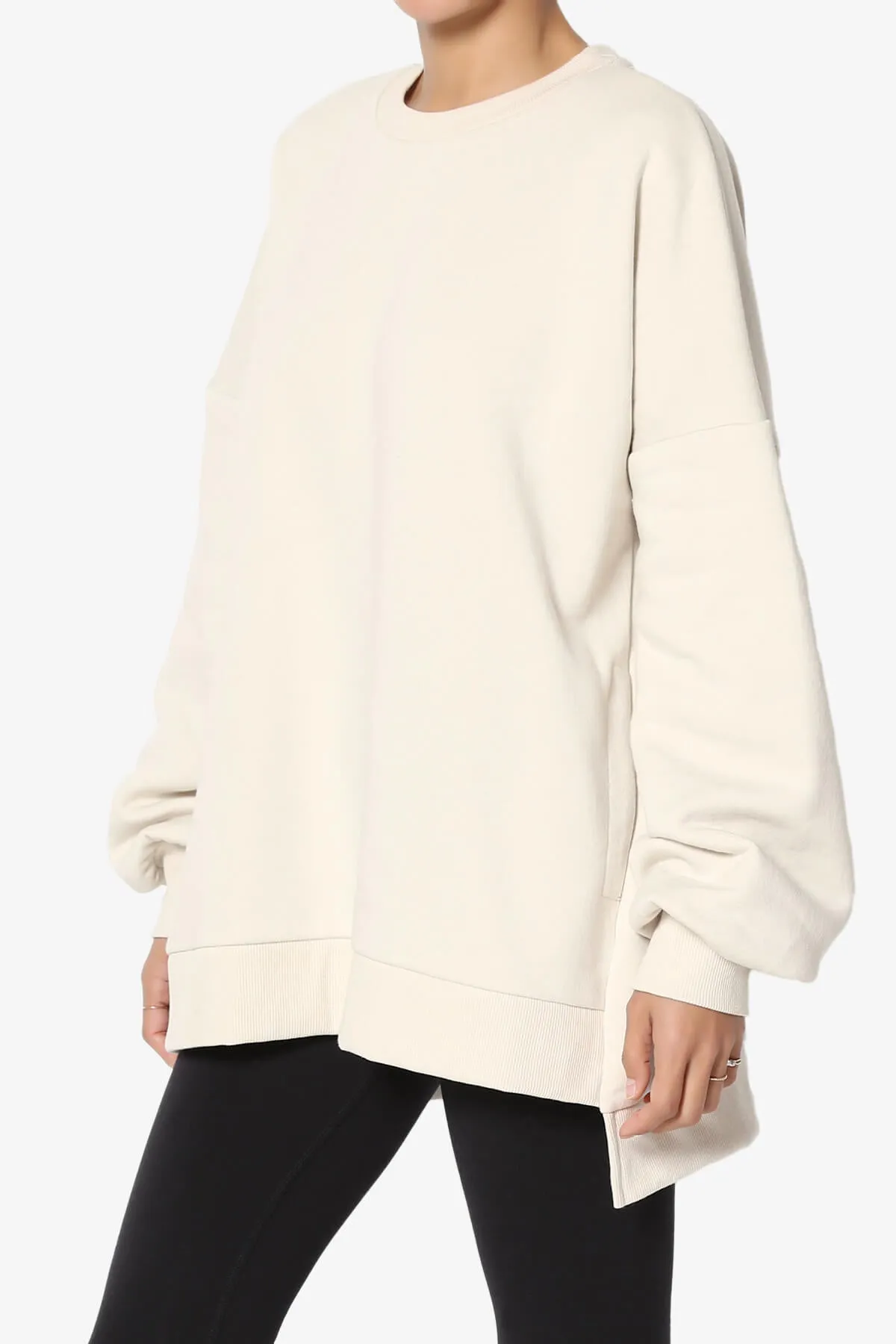 Revel Hi-Low Boyfriend Sweatshirts PLUS