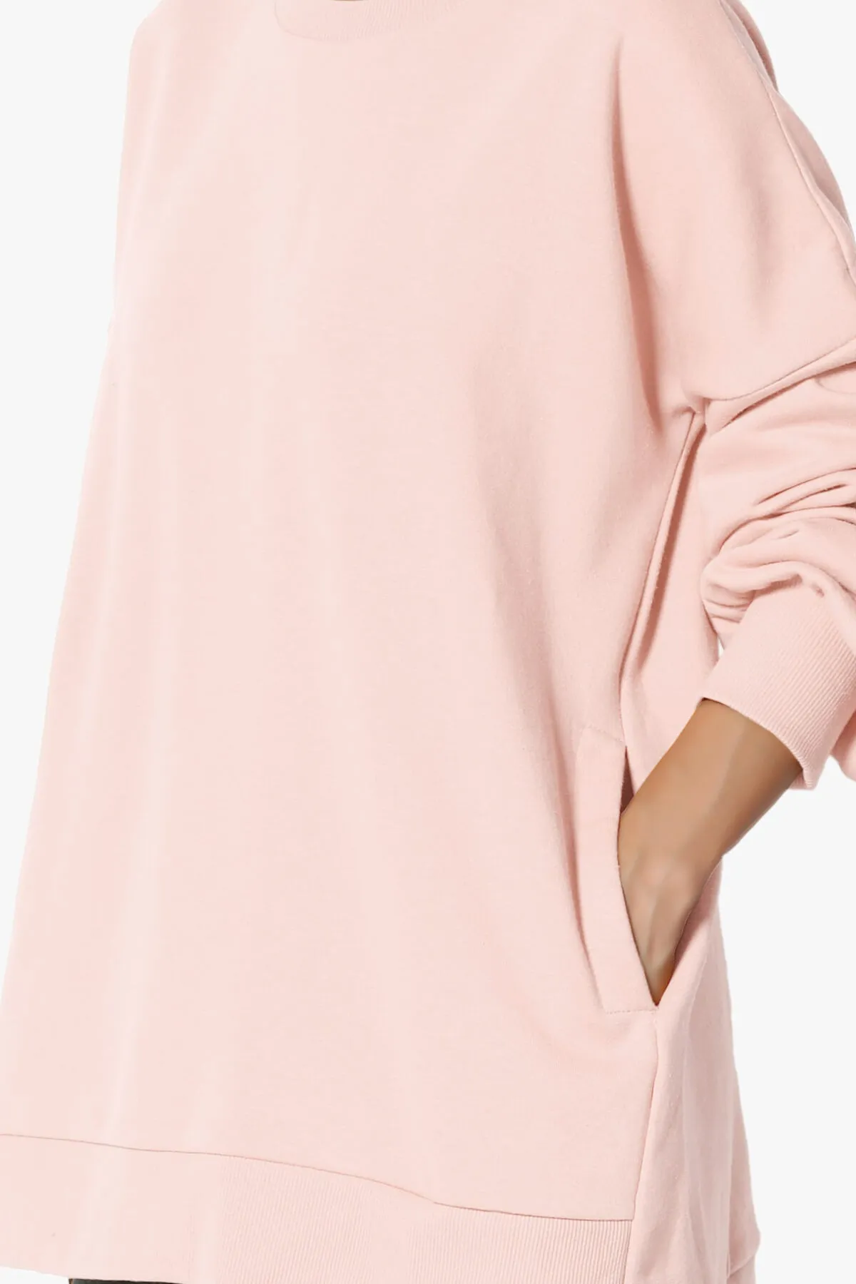 Revel Hi-Low Boyfriend Sweatshirts PLUS