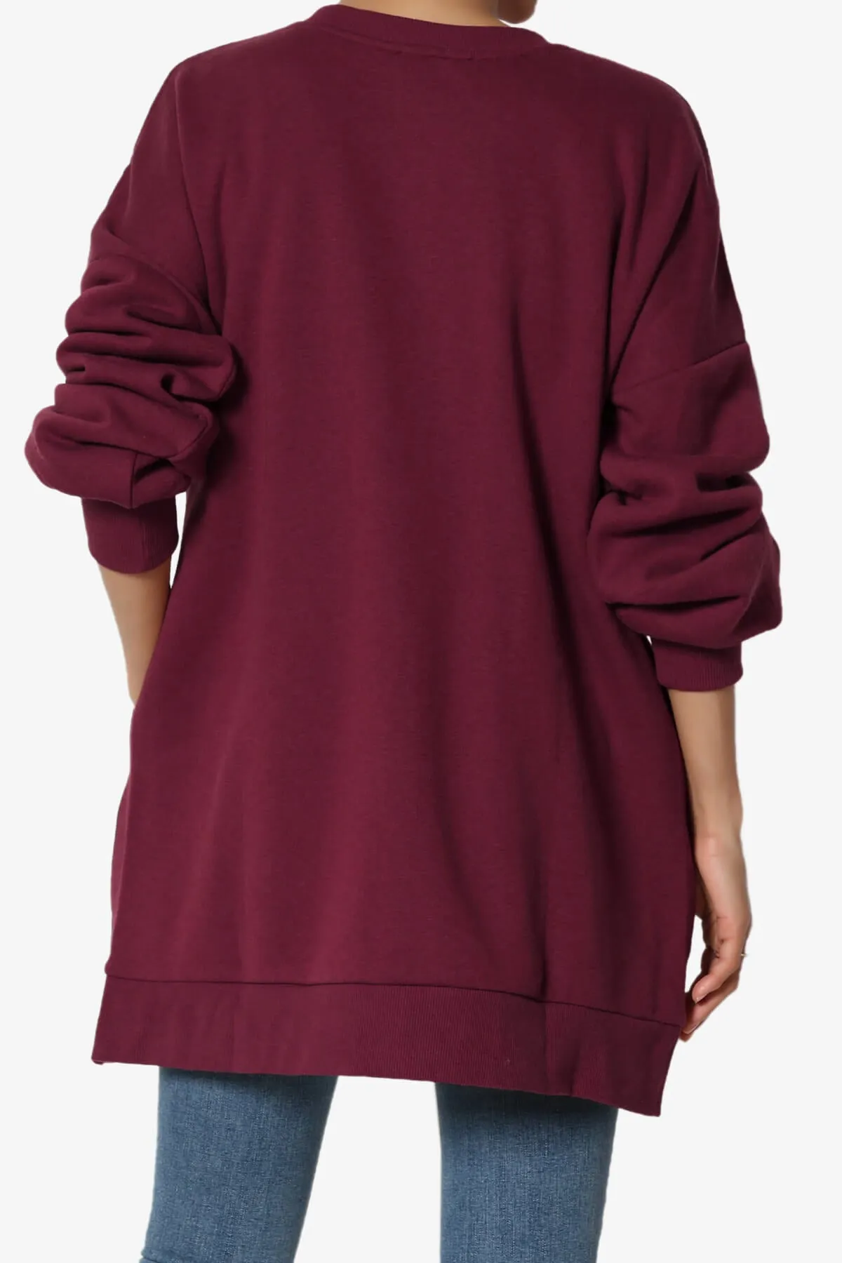 Revel Hi-Low Boyfriend Sweatshirts PLUS