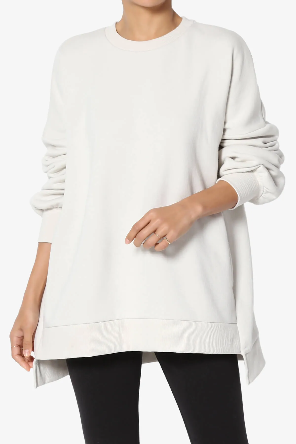 Revel Hi-Low Boyfriend Sweatshirts PLUS
