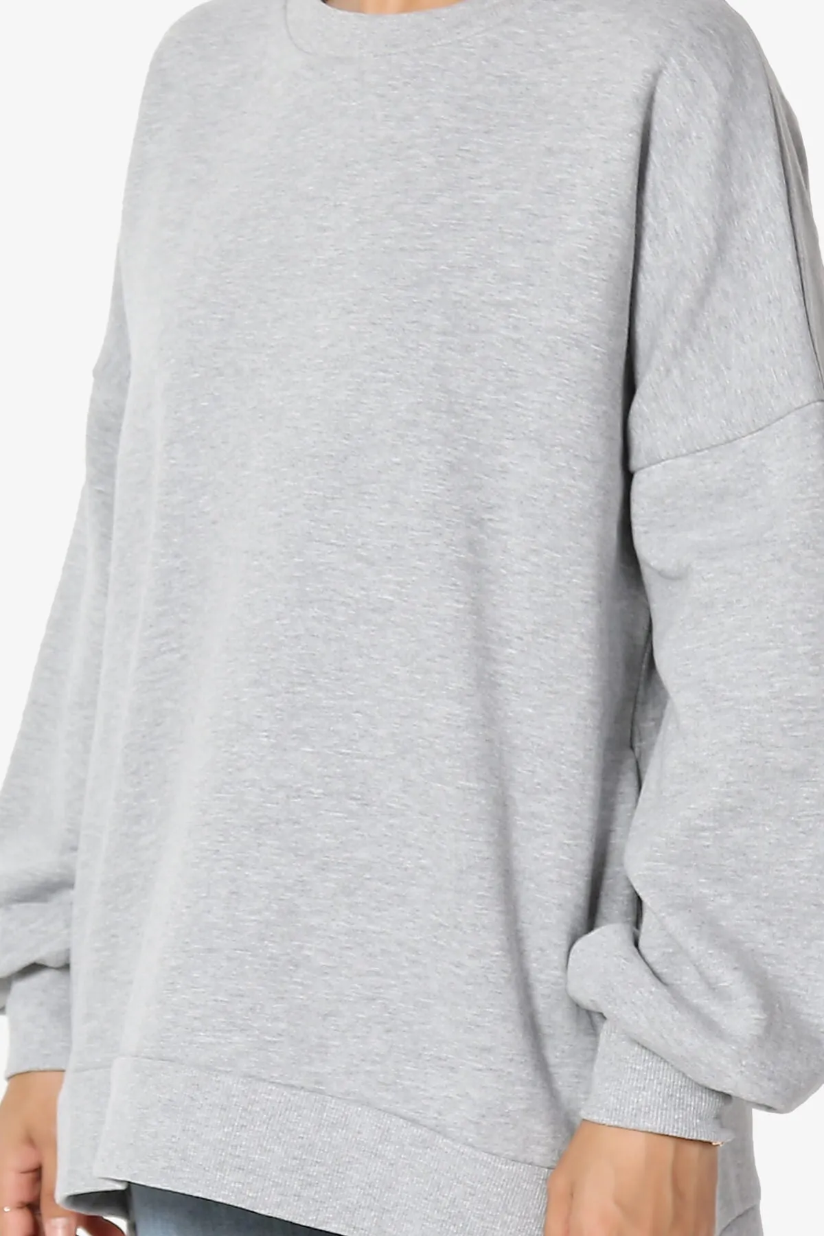 Revel Hi-Low Boyfriend Sweatshirts PLUS