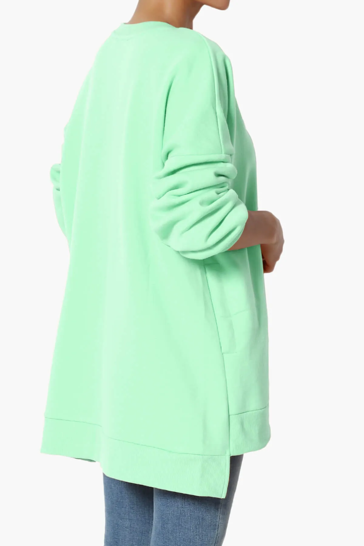 Revel Hi-Low Boyfriend Sweatshirts PLUS