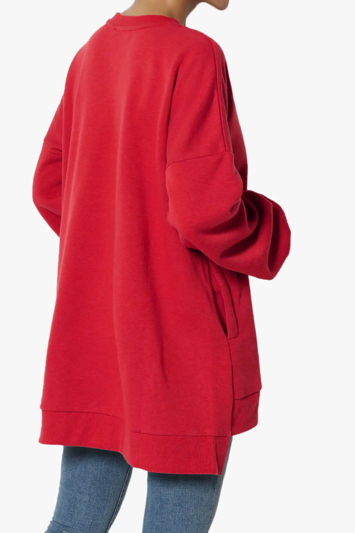 Revel Hi-Low Boyfriend Sweatshirts PLUS