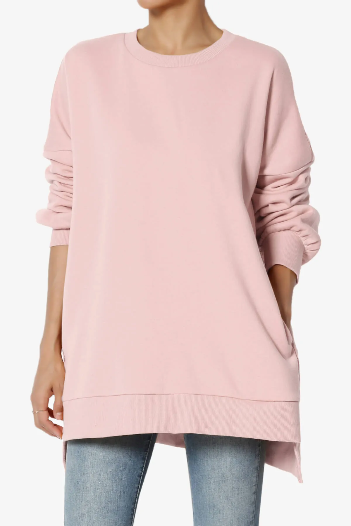 Revel Hi-Low Boyfriend Sweatshirts PLUS