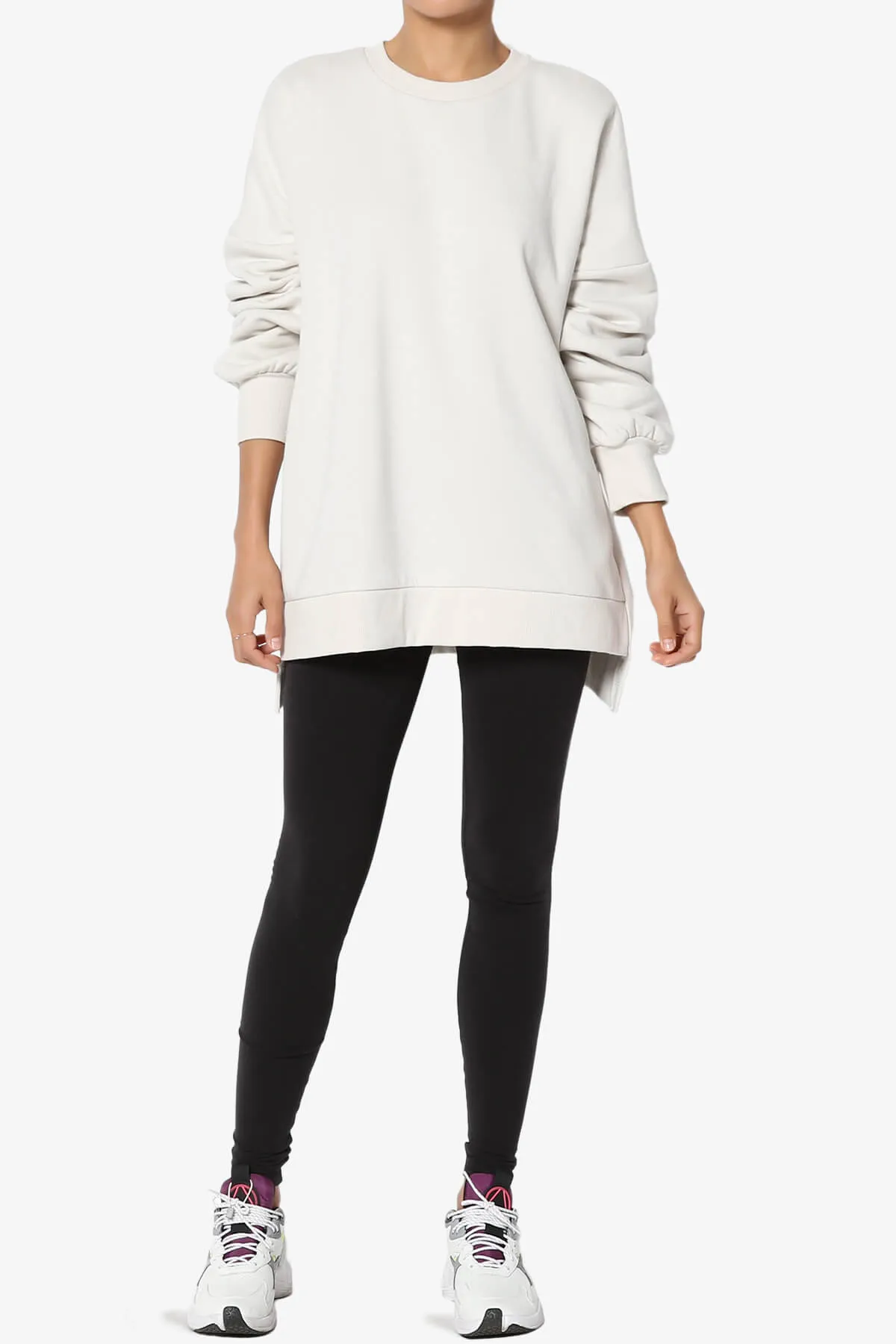 Revel Hi-Low Boyfriend Sweatshirts PLUS