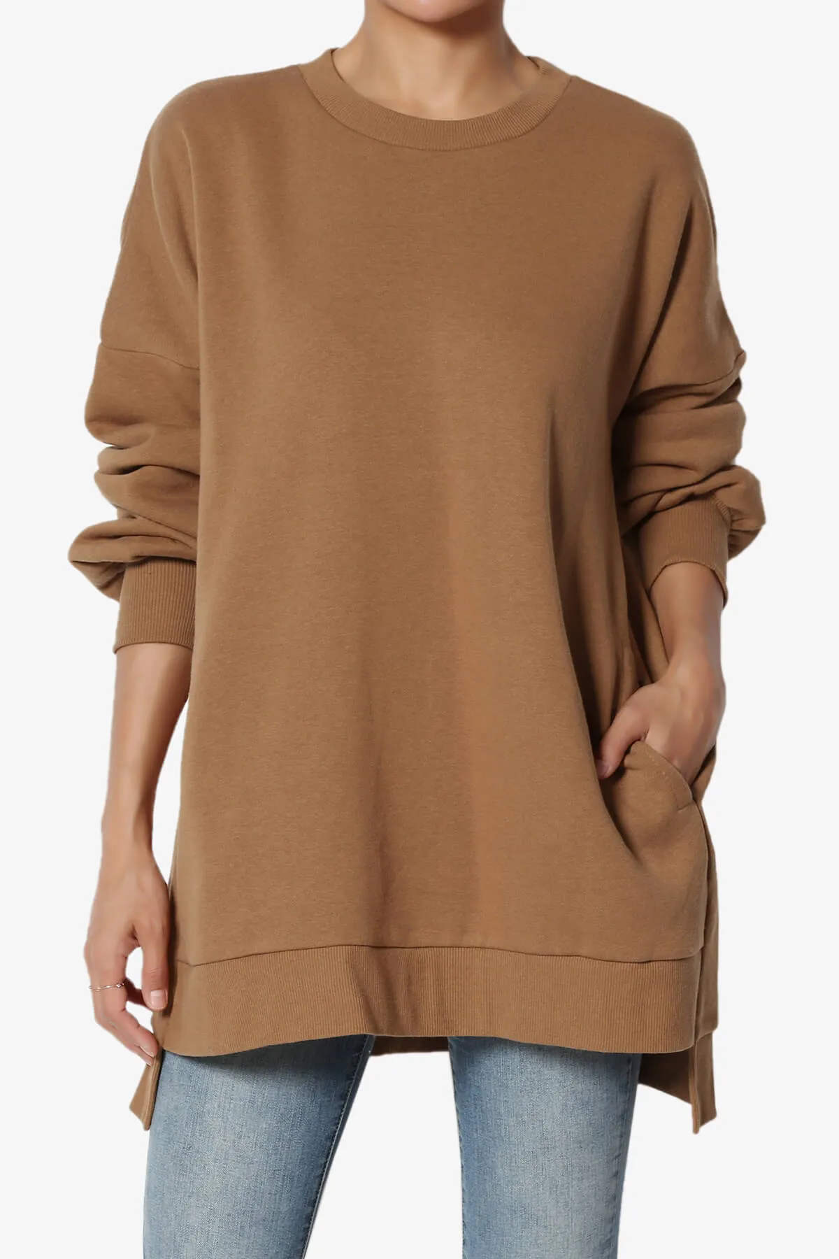 Revel Hi-Low Boyfriend Sweatshirts PLUS