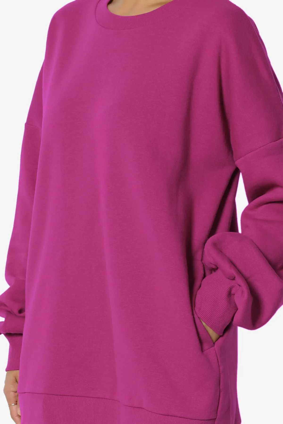Revel Hi-Low Boyfriend Sweatshirts PLUS