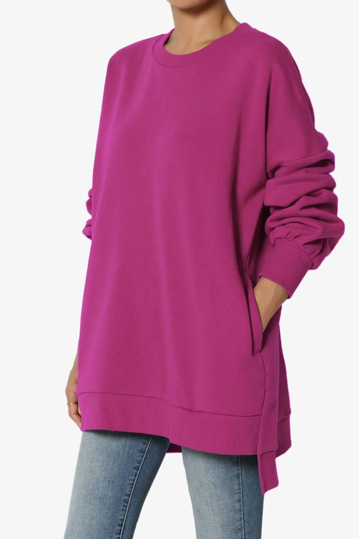 Revel Hi-Low Boyfriend Sweatshirts PLUS