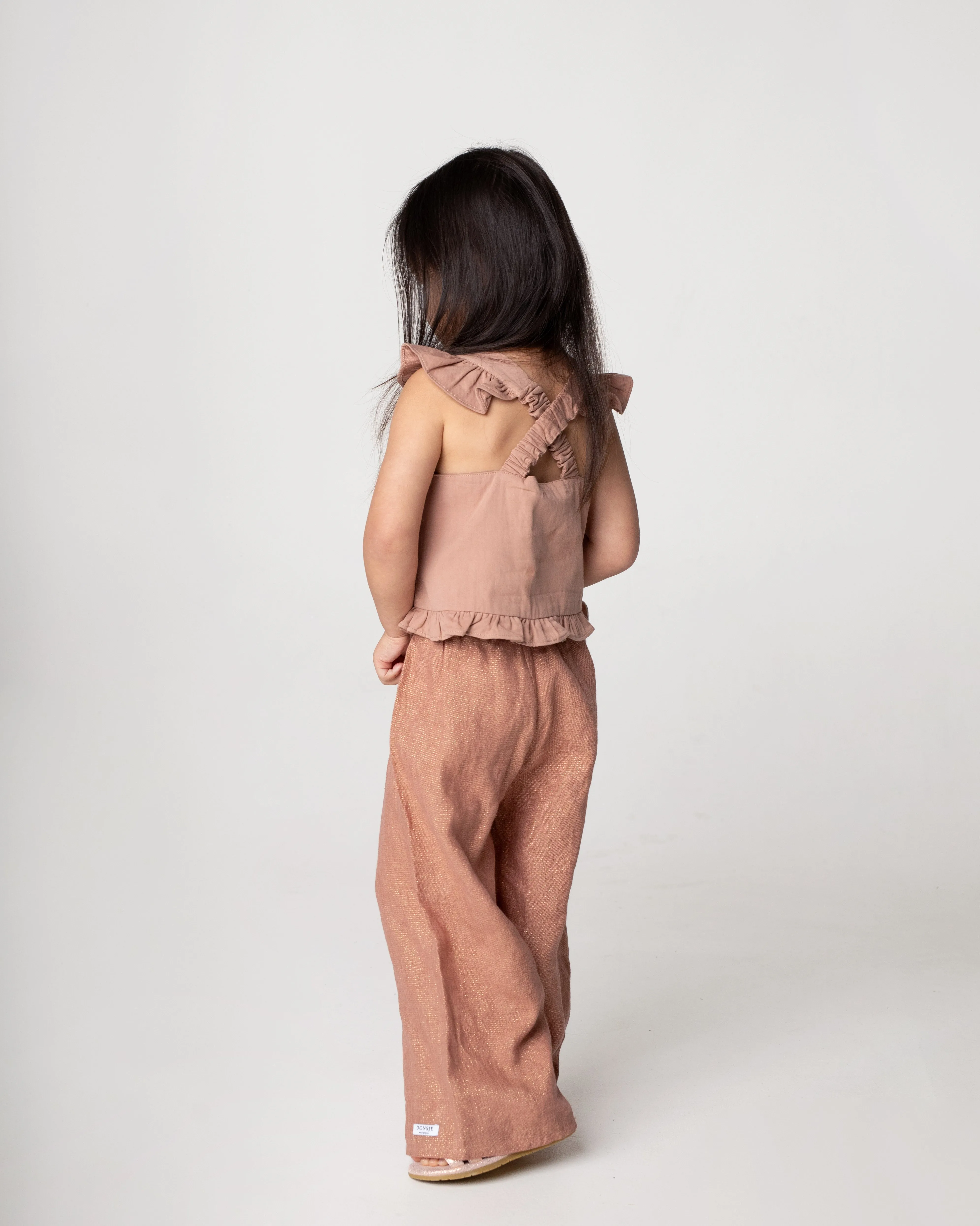 Revoi Trousers | Rust Metallic