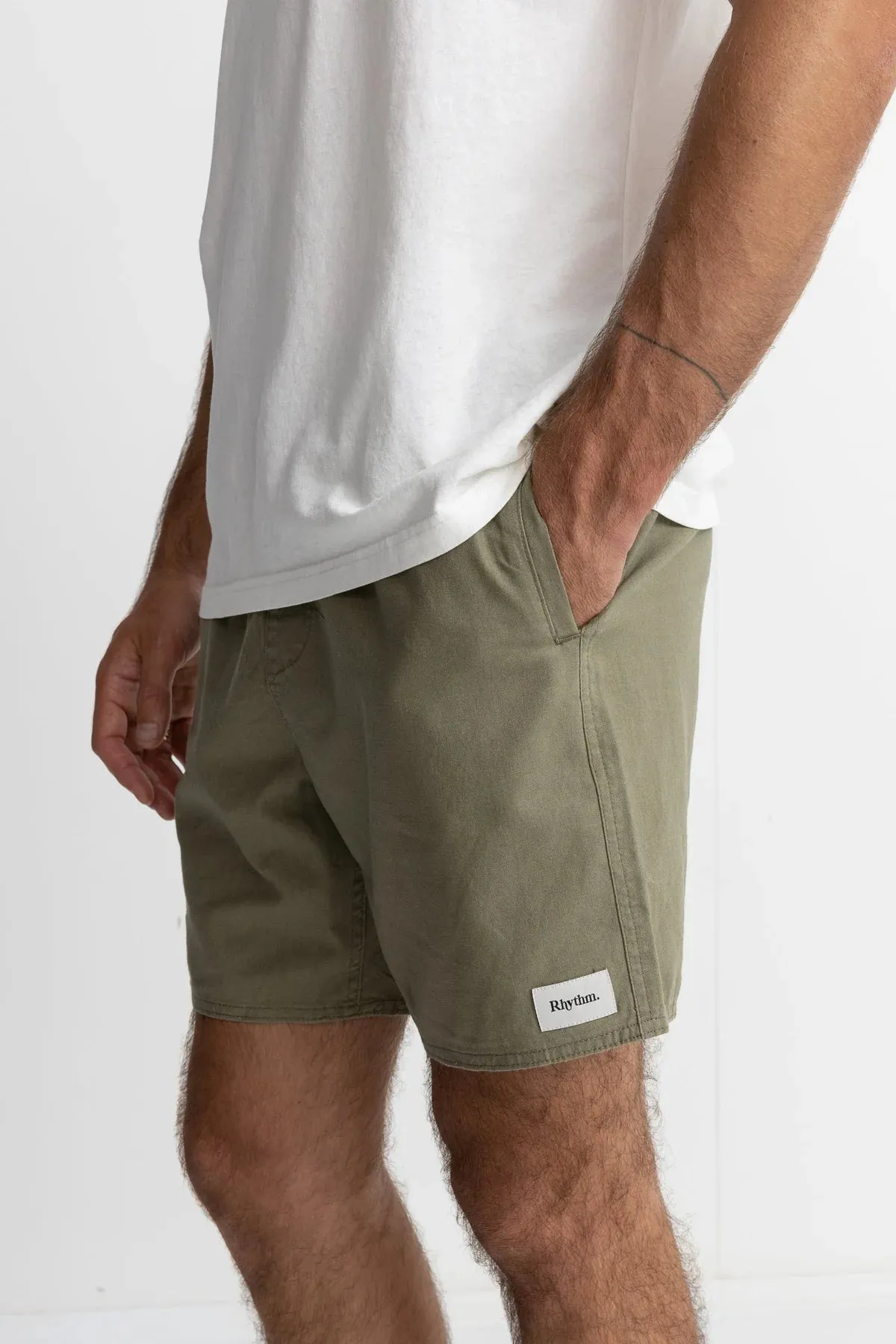 Rhythm - Classic Linen Jam Short - Olive