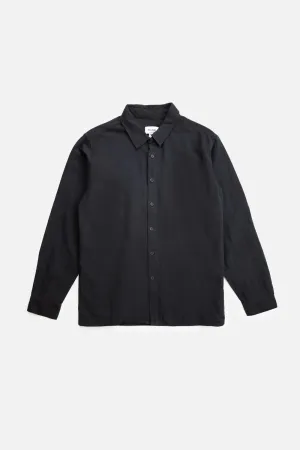 Rhythm Classic Linen LS Shirt - Vintage Black