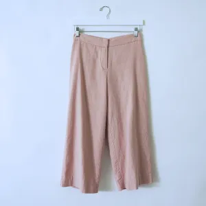 Rose Pink Linen Pants | ALPHONSINA