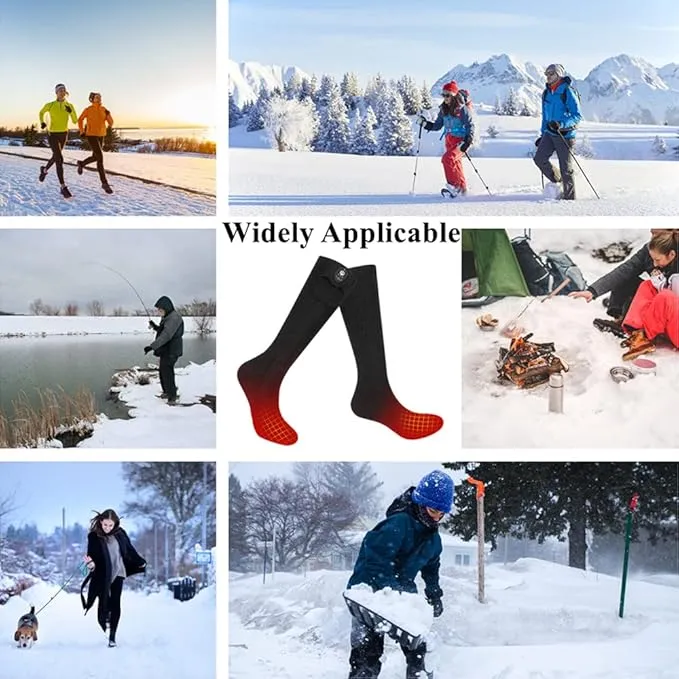Savior Electric Heated Socks for Men Women,with APP Control Rechargeable Heated Socks,Washable,Suitable for Winter Work,Skiing,Cycling,Hiking,etc.