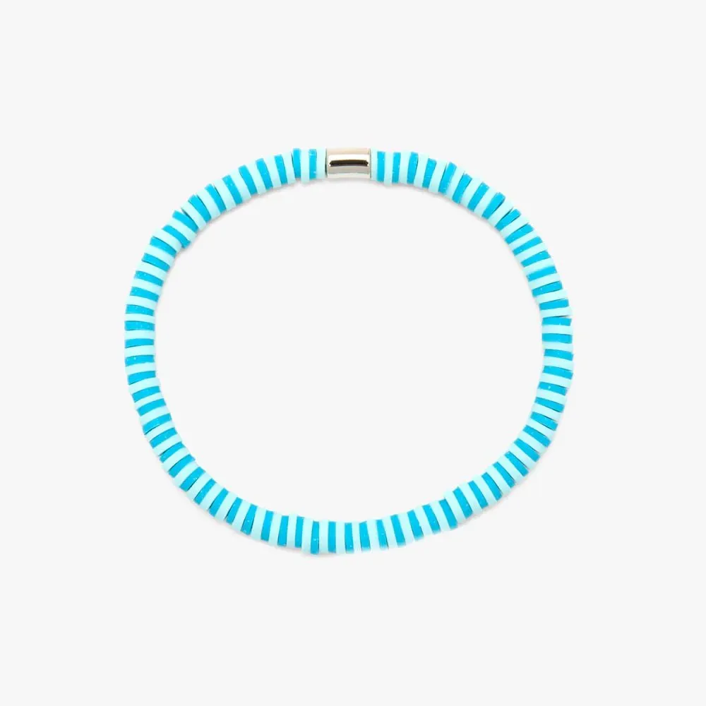 Seascape Stretch Bracelet in Canal Blues