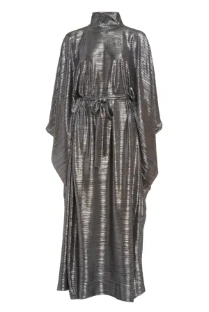 Shakira Maxi Gown - liquid silver