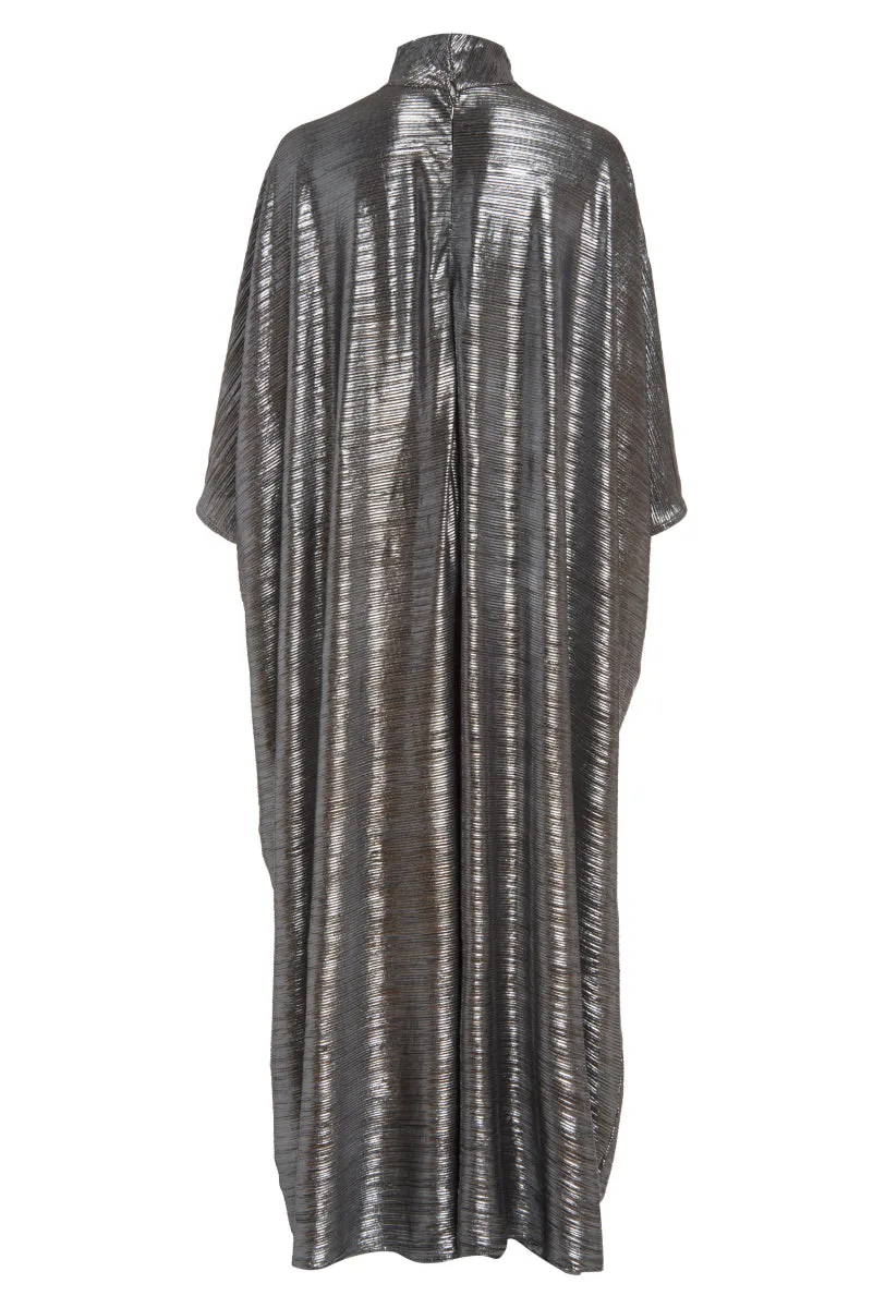 Shakira Maxi Gown - liquid silver