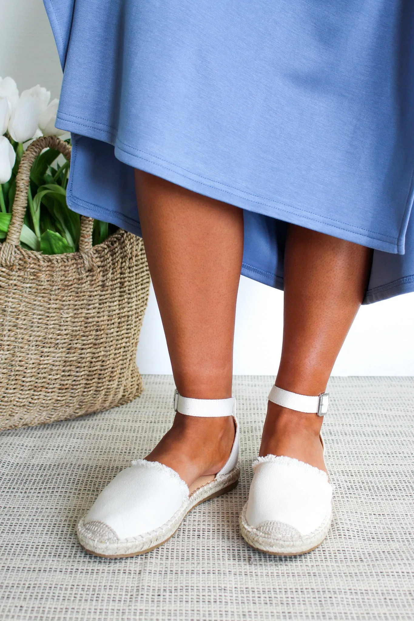 Sicily Espadrille Sandal • Ivory