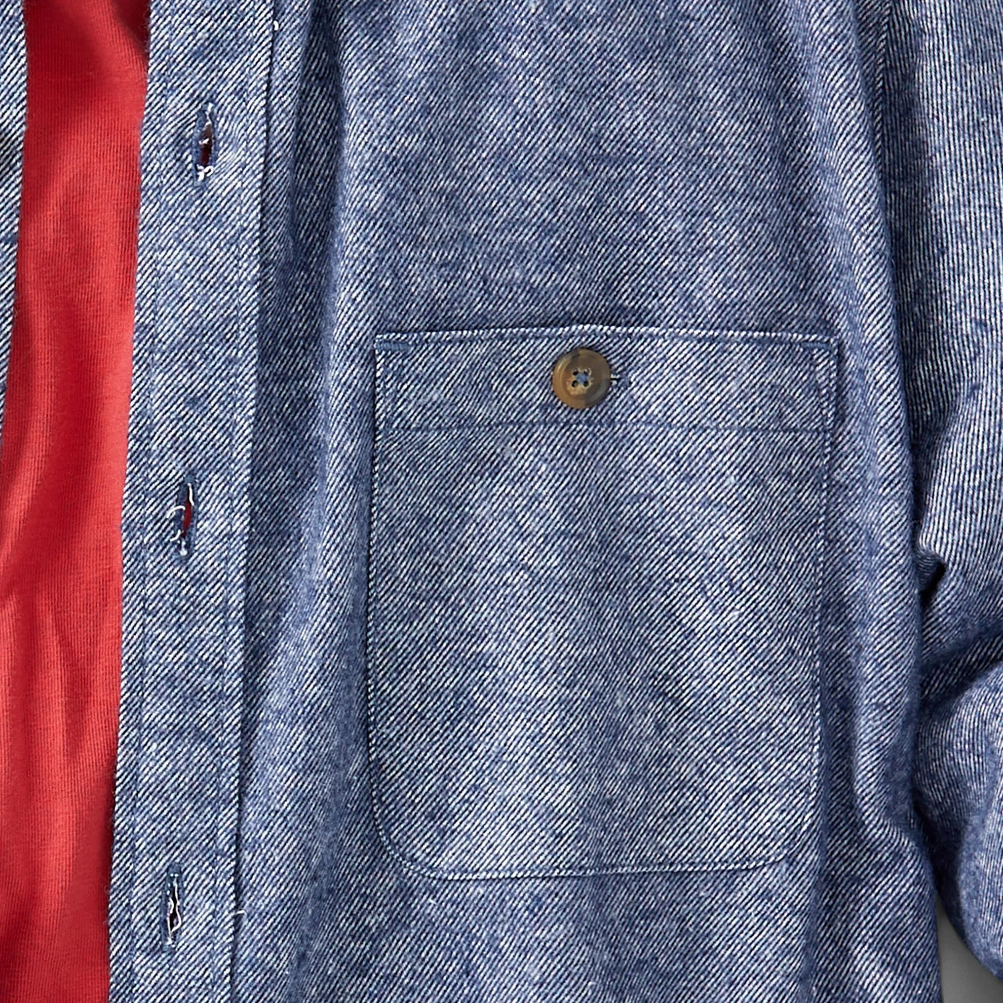 Solid Flannel Heather Twill Shirt
