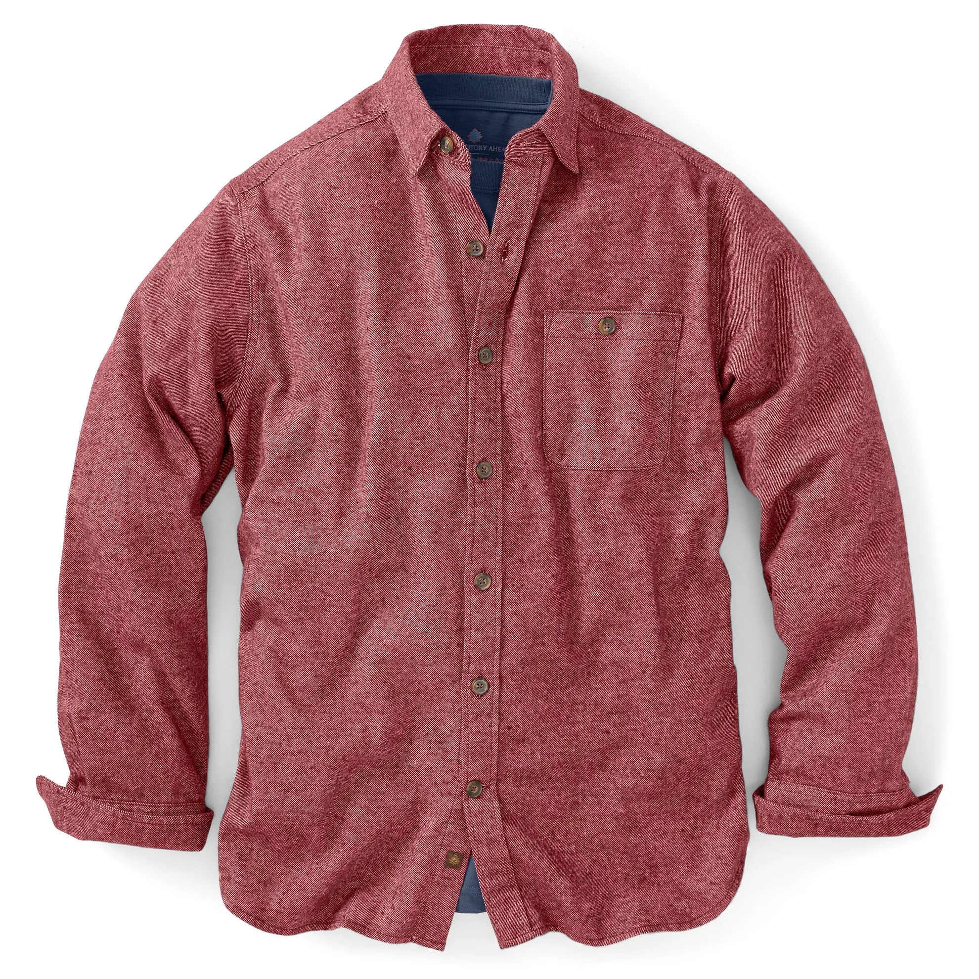 Solid Flannel Heather Twill Shirt