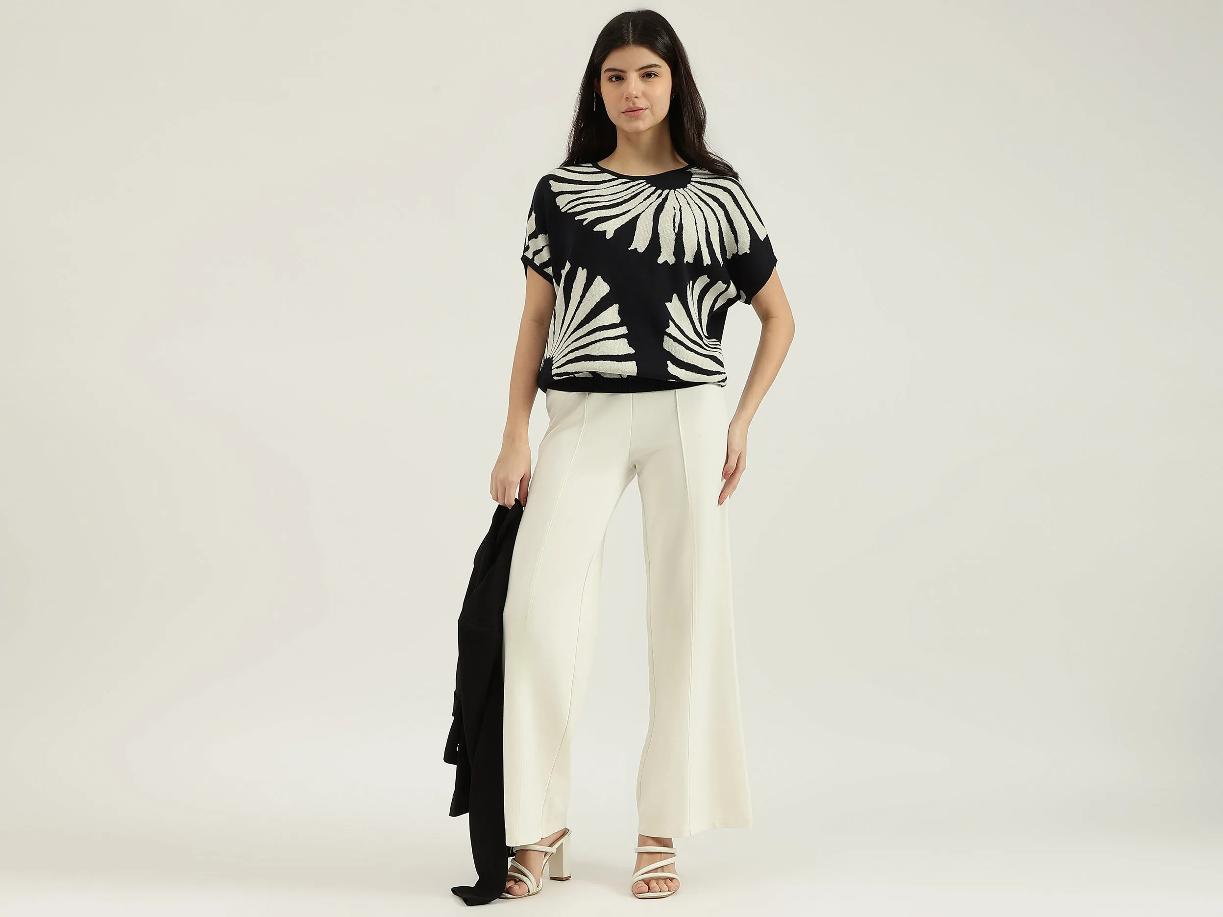 Solid Straight Fit Pants