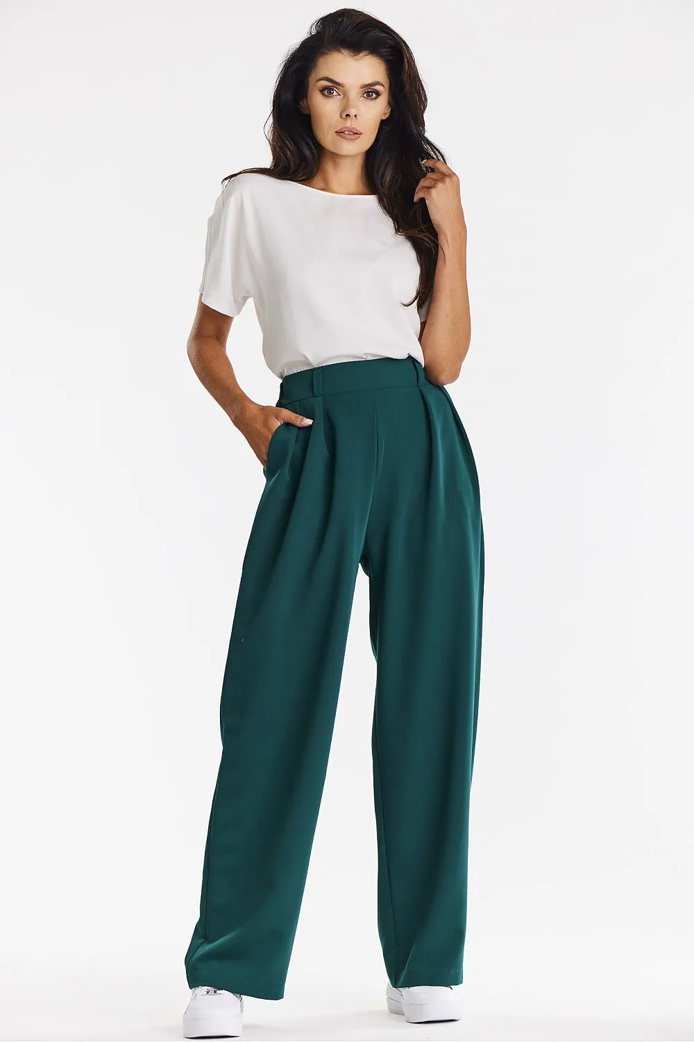 Sophisticated Wide-Leg Trousers