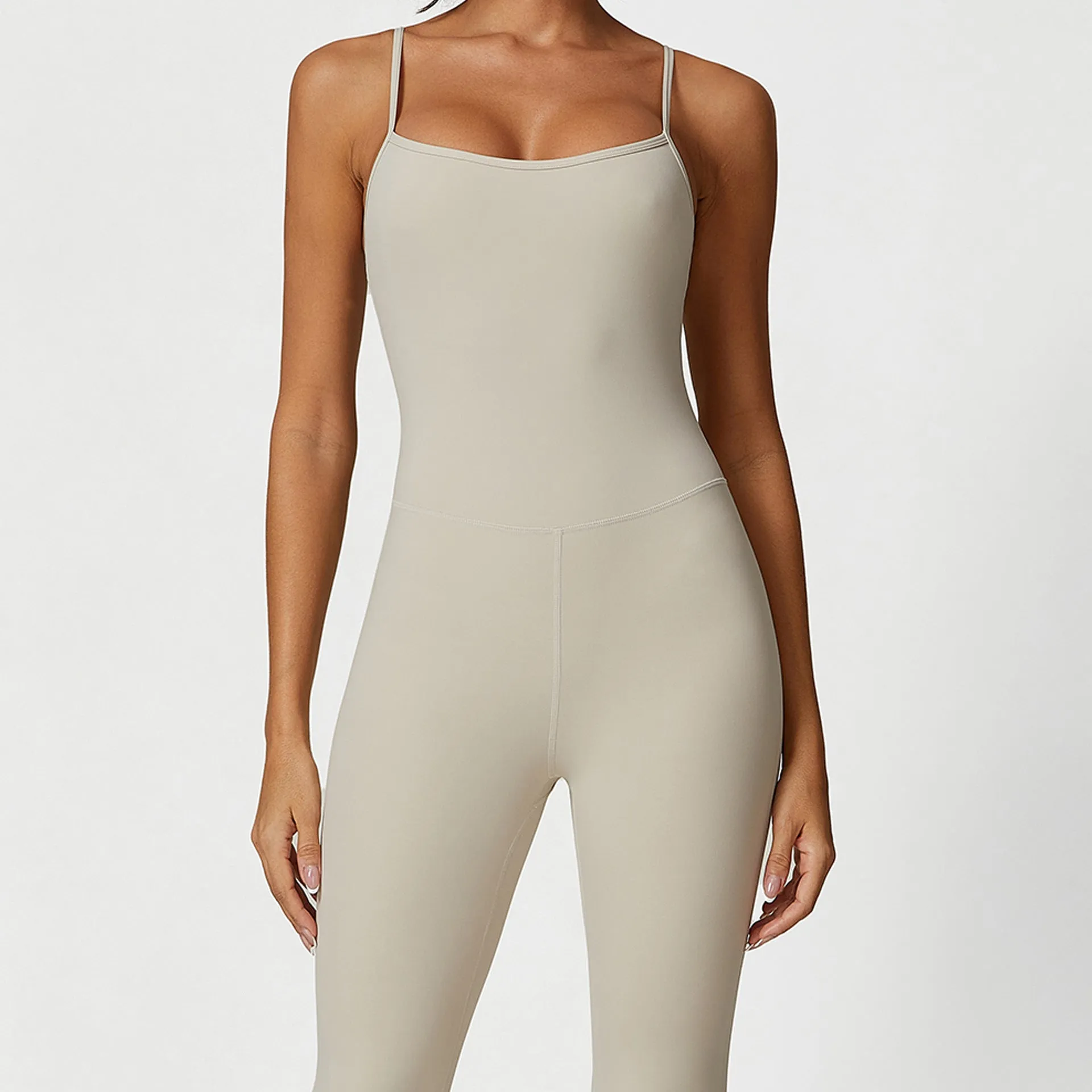 Spaghetti Strap One-piece Jumpsuit - Sovereignty