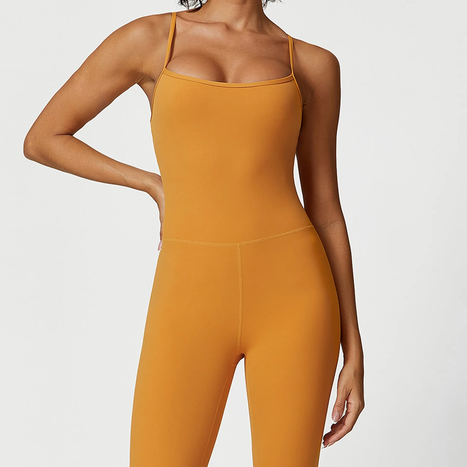 Spaghetti Strap One-piece Jumpsuit - Sovereignty