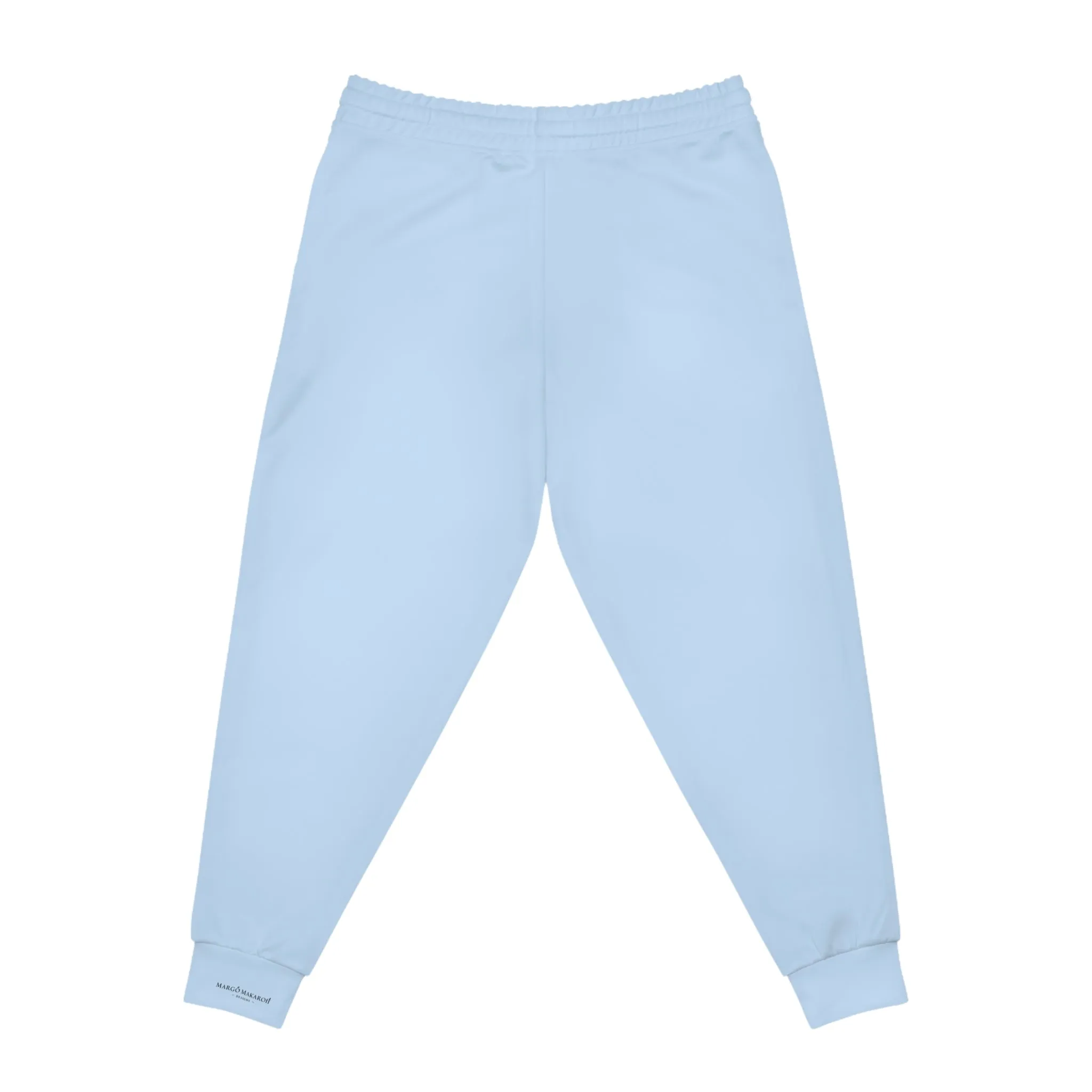 Spring Pastel Blue Lightweight Athletic Joggers - Margo Makaroff - Personalization Available
