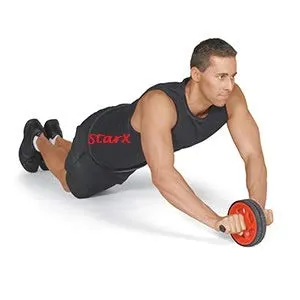 StarX AB-900 Plastic Ab Roller, Adult (Multicolor)